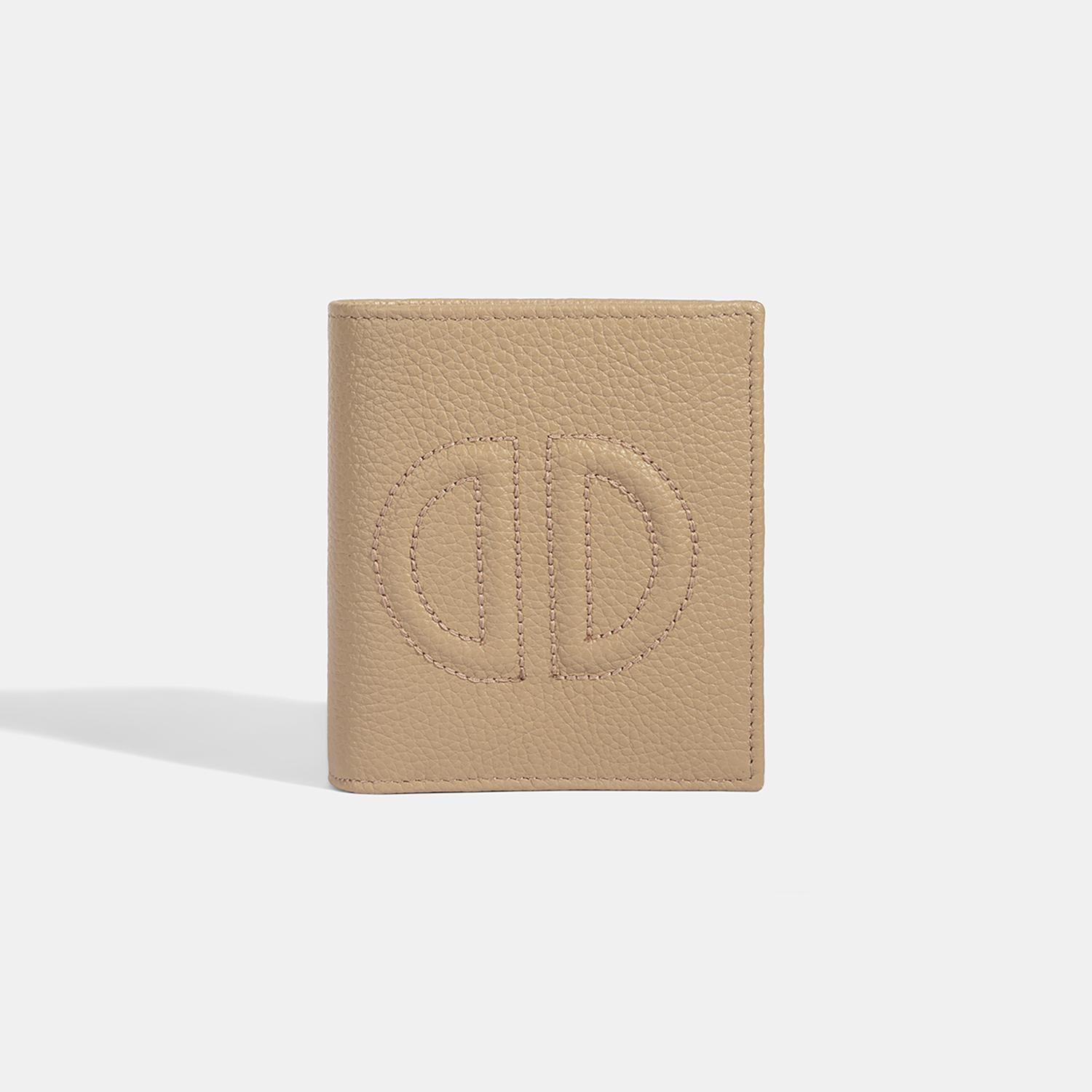 Kadın Vizon D Logolu Deri Cüzdan