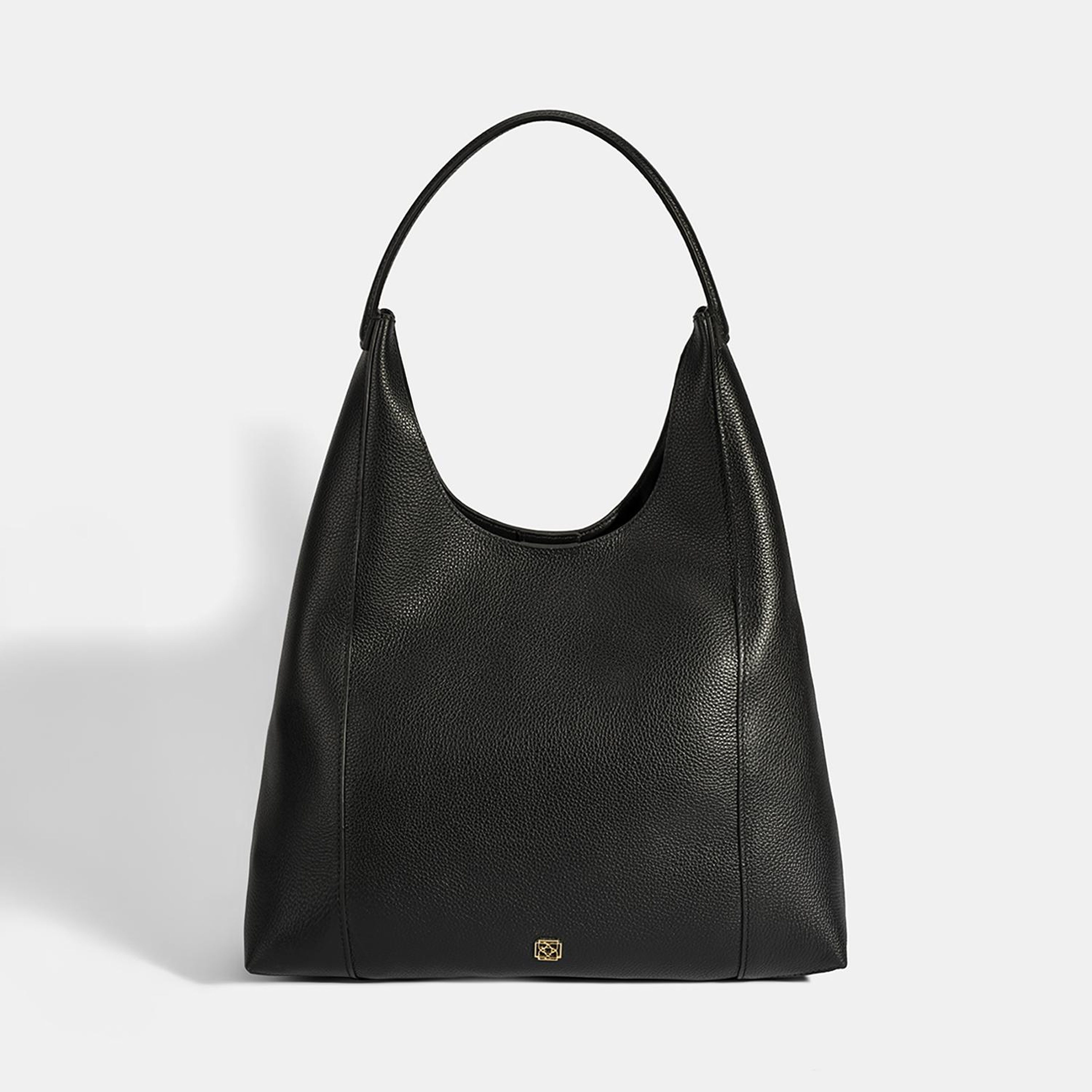 Kadın Siyah Deri Omuz Çantası