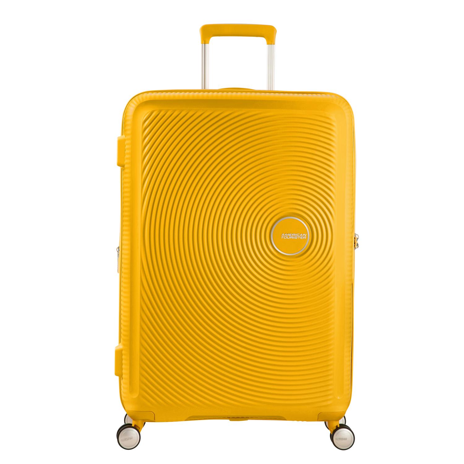 American Tourister Sarı Soundbox - Körüklü 55/20 Kabin Boy Sert Valiz