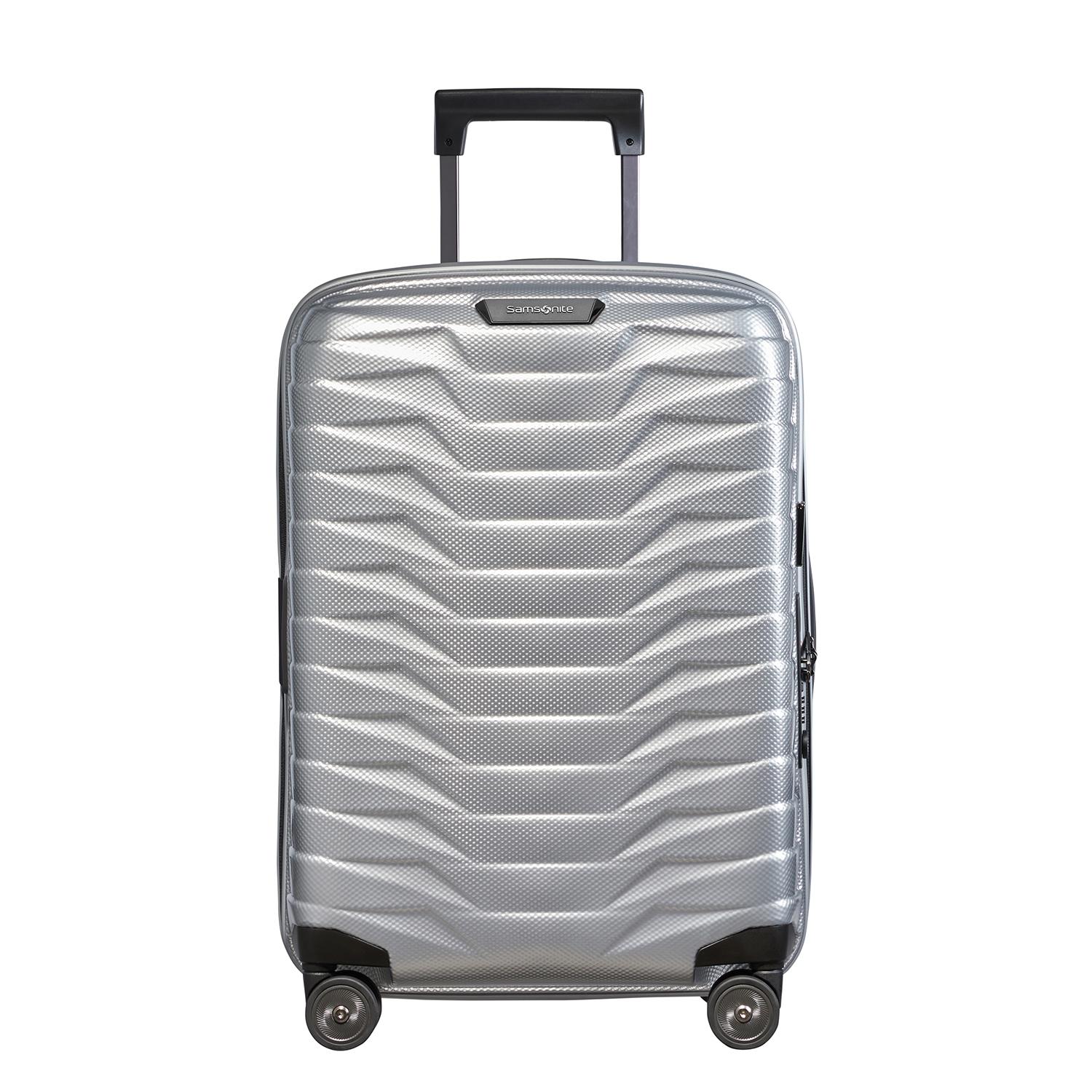 Samsonite Gri Proxis - Spinner 4 Tekerlekli Körüklü Kabin Boy Valiz 55 cm