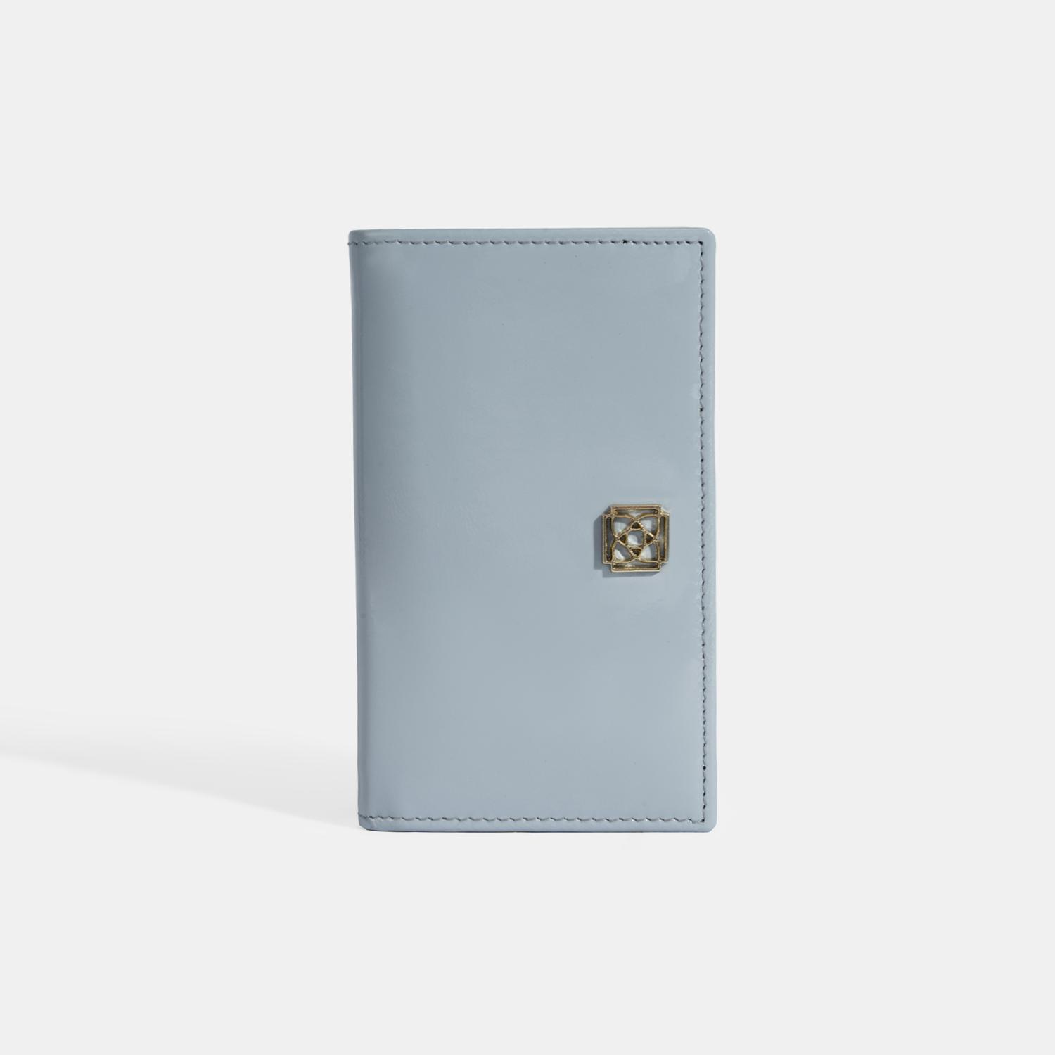 Kadın Mavi Deri Cüzdan