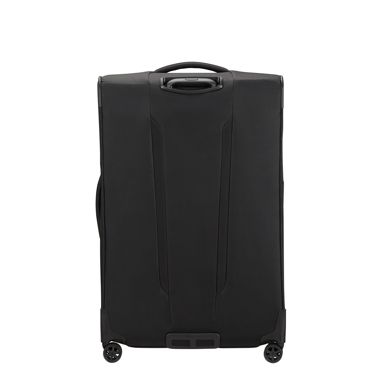 Samsonite Siyah Spinner Respark - Körüklü 4 Tekerlekli Büyük Boy Valiz 82 cm