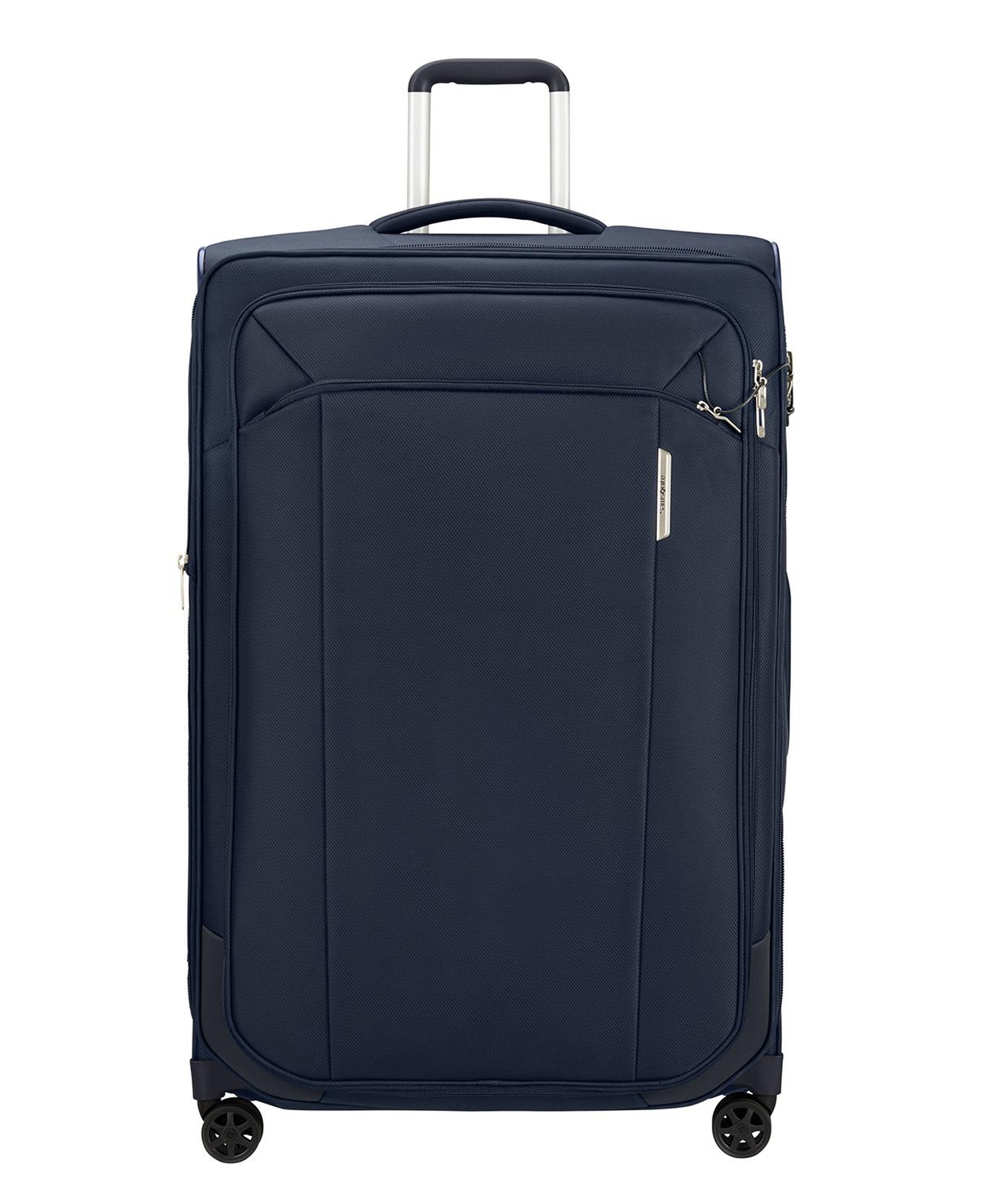Samsonite Lacivert Spinner Respark - Körüklü 4 Tekerlekli 82 cm Büyük Boy Valiz