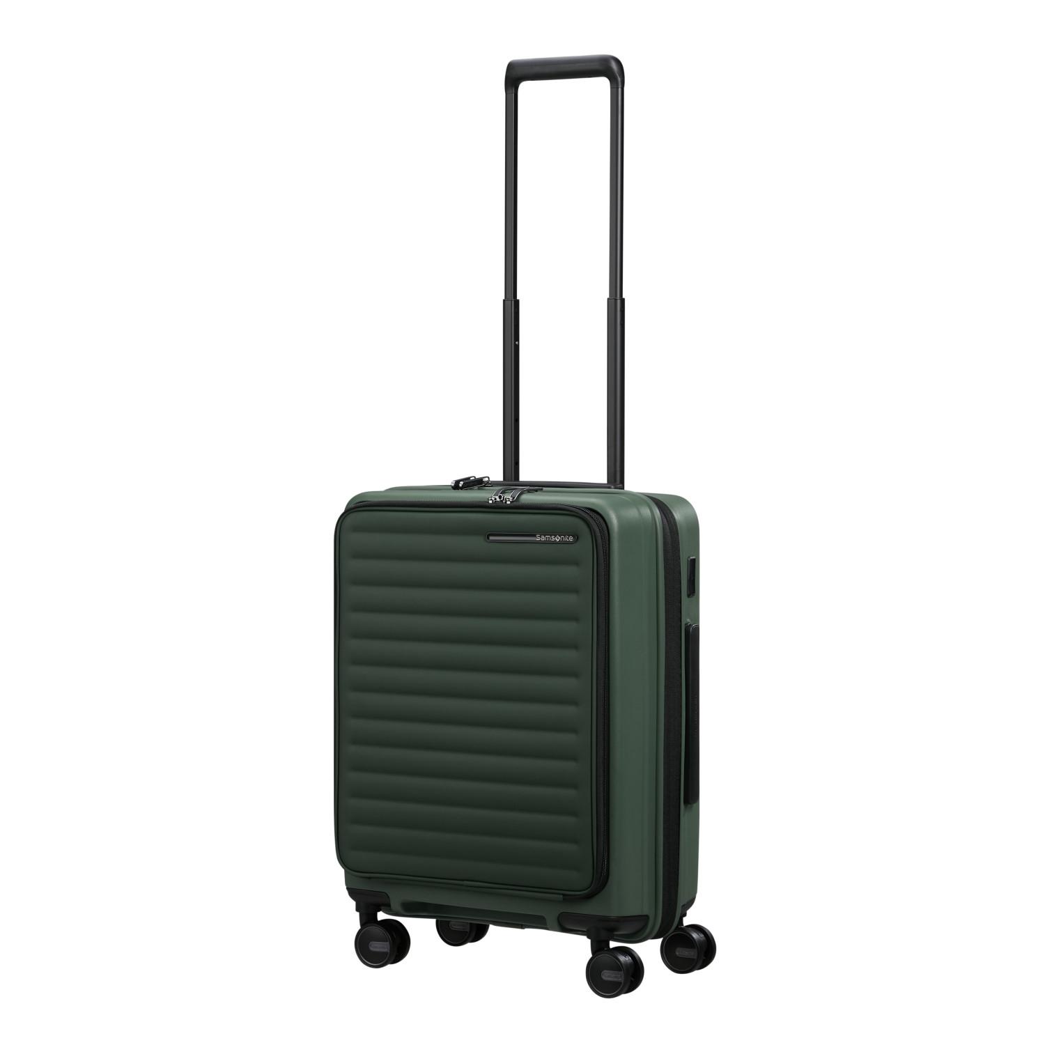 Samsonite Koyu Yeşil Restackd - Körüklü 55/20 Kabin Boy Valiz