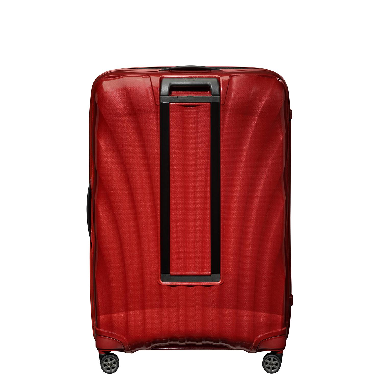 Samsonite Kırmızı C-Lite - Spinner 4 Tekerlekli Jumbo Büyük Boy Valiz 86cm