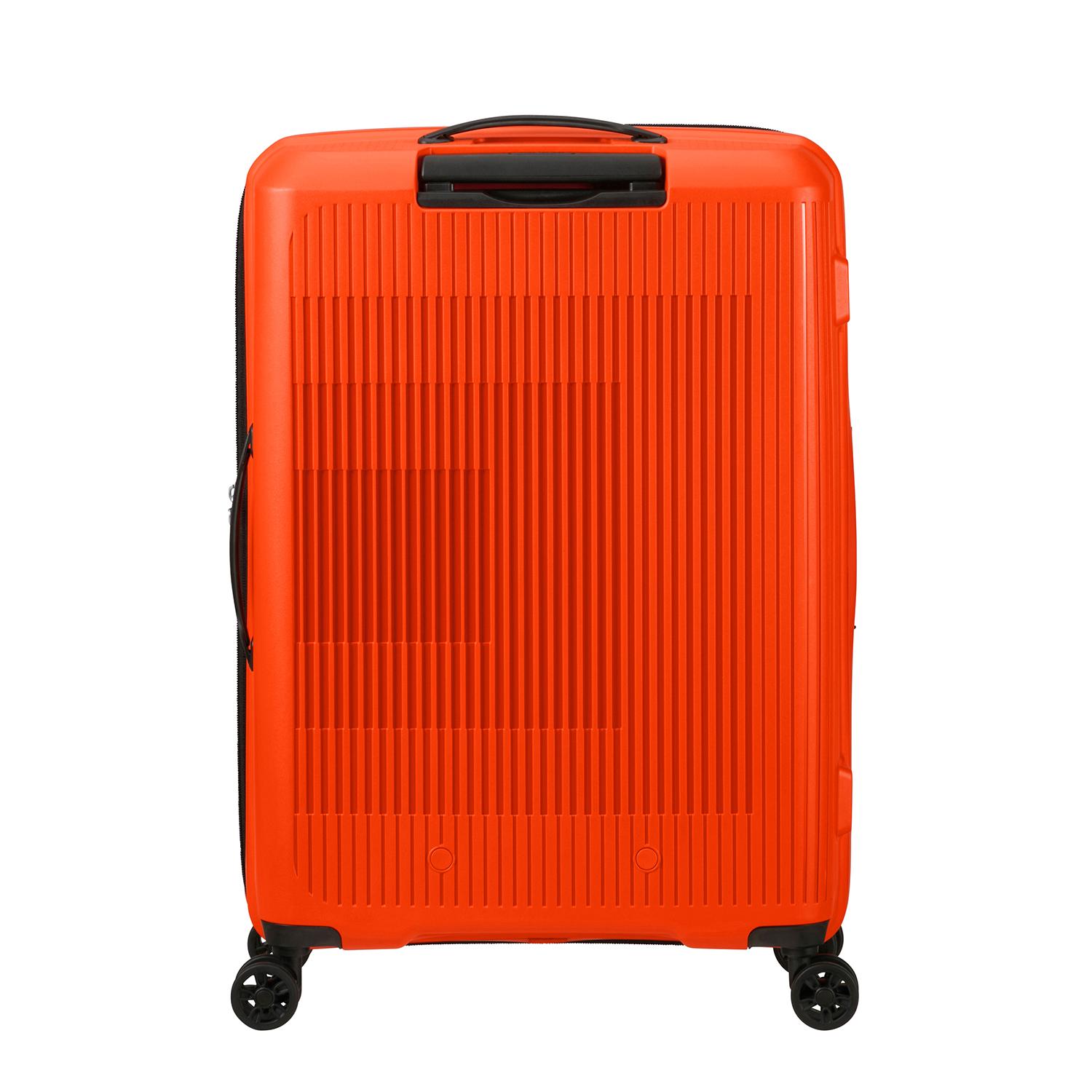 American Tourister Turuncu Aerostep - Spinner Körüklü 4 Tekerlekli Orta Boy Valiz 67 cm