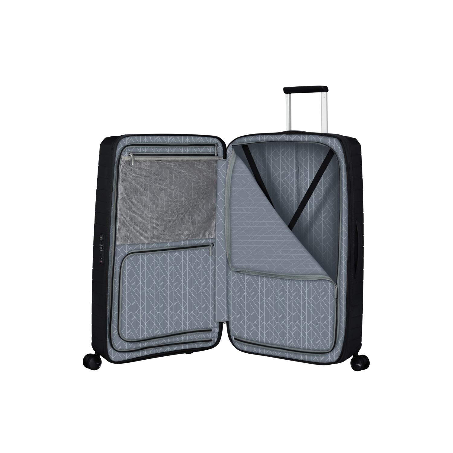 American Tourister Siyah Fastforward Spinner Körüklü 79/29 Büyük Boy Valiz