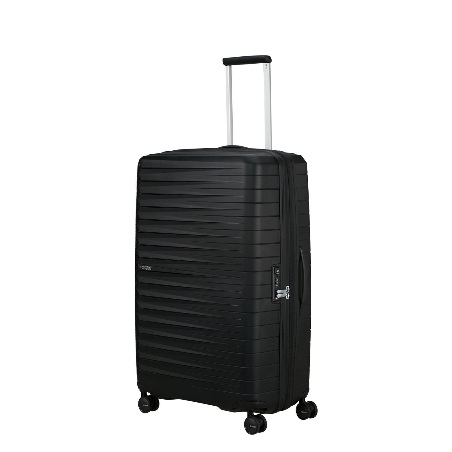 American Tourister Siyah Fastforward Spinner Körüklü 79/29 Büyük Boy Valiz