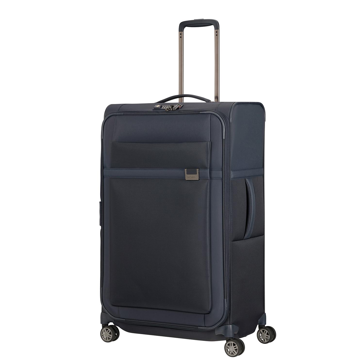 Samsonite Lacivert Aırea - 4 Tekerlekli Spinner Körüklü Büyük Boy Valiz 78 Cm