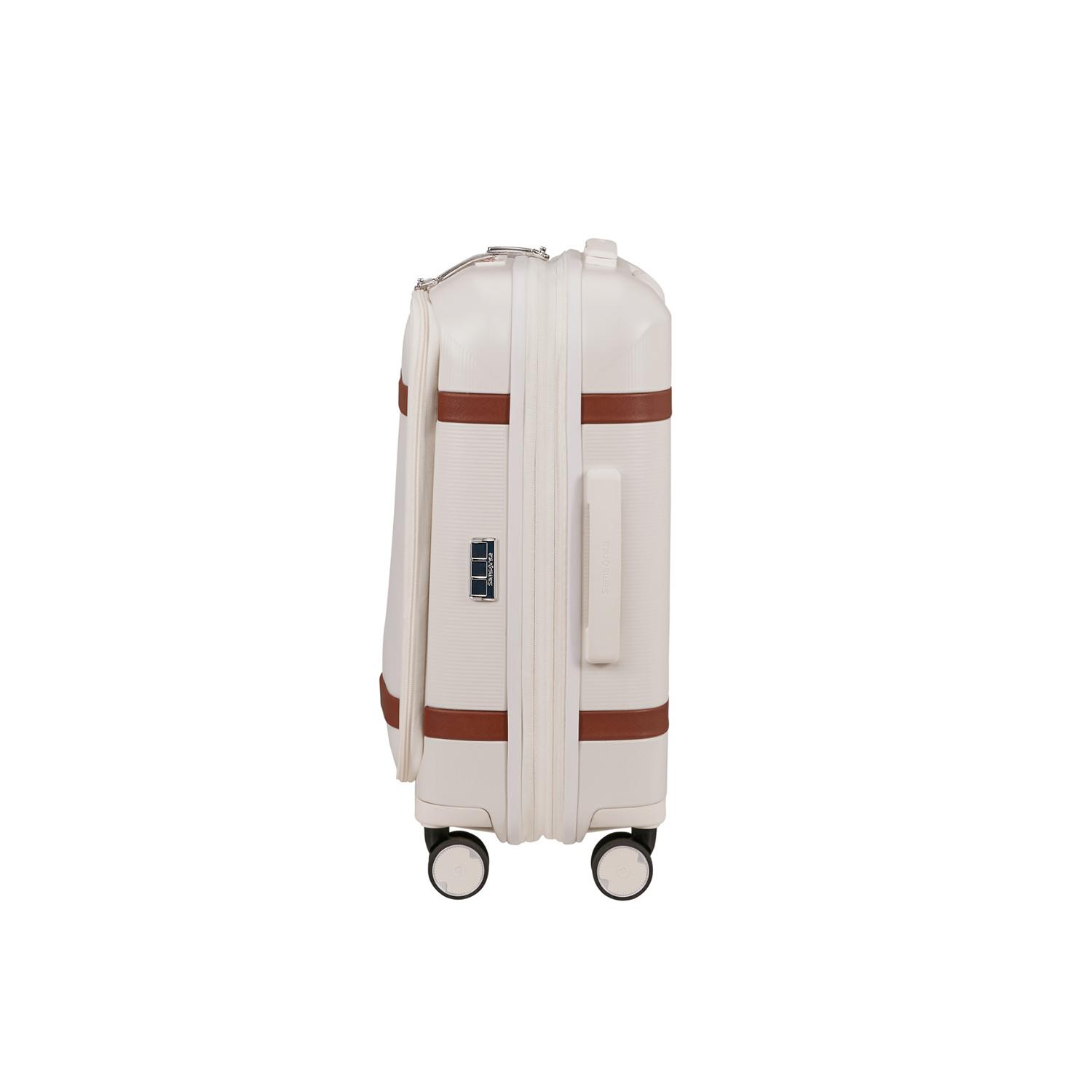 Samsonite Krem Image Spinner Körüklü - 55/20 Kabin Boy Valiz