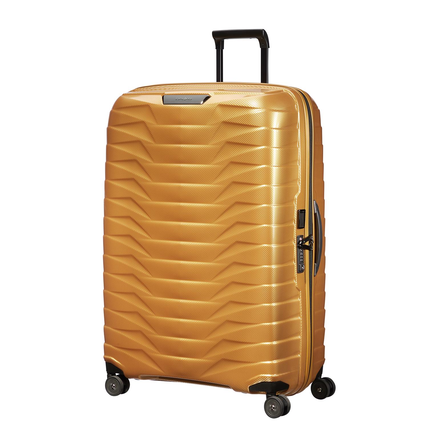 Samsonite Turuncu Proxis - Spinner Sarı 4 Tekerlekli Ekstra Büyük Boy Valiz 81 cm