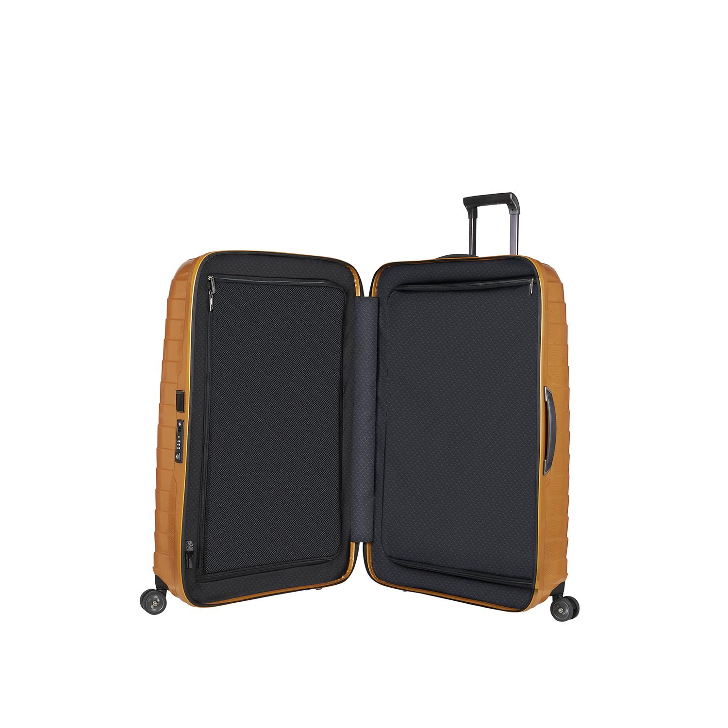 Samsonite Turuncu Proxis - Spinner Sarı 4 Tekerlekli Ekstra Büyük Boy Valiz 81 cm