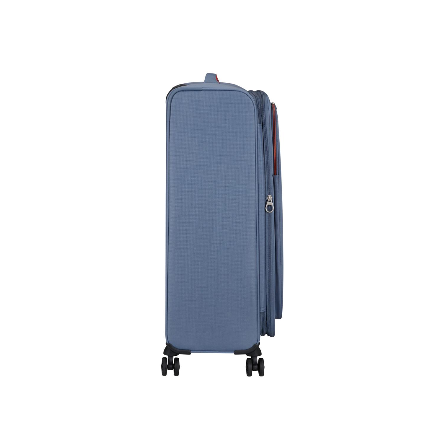 American Tourister Mavi Cloudrider 4 Tekerlekli Büyük Boy Valiz 78 cm