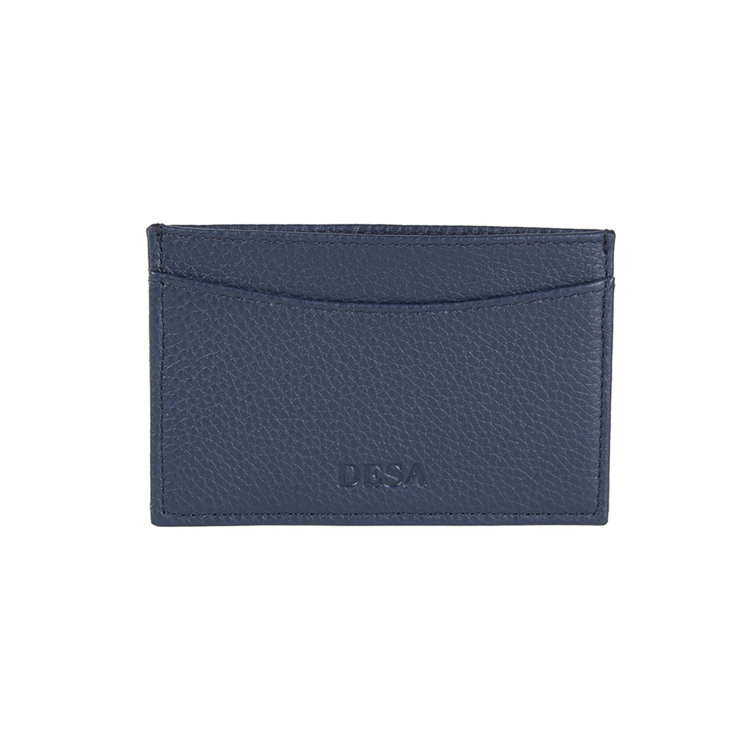 Dukinea Lacivert Kadın Kroko Baskılı Deri Kartlık