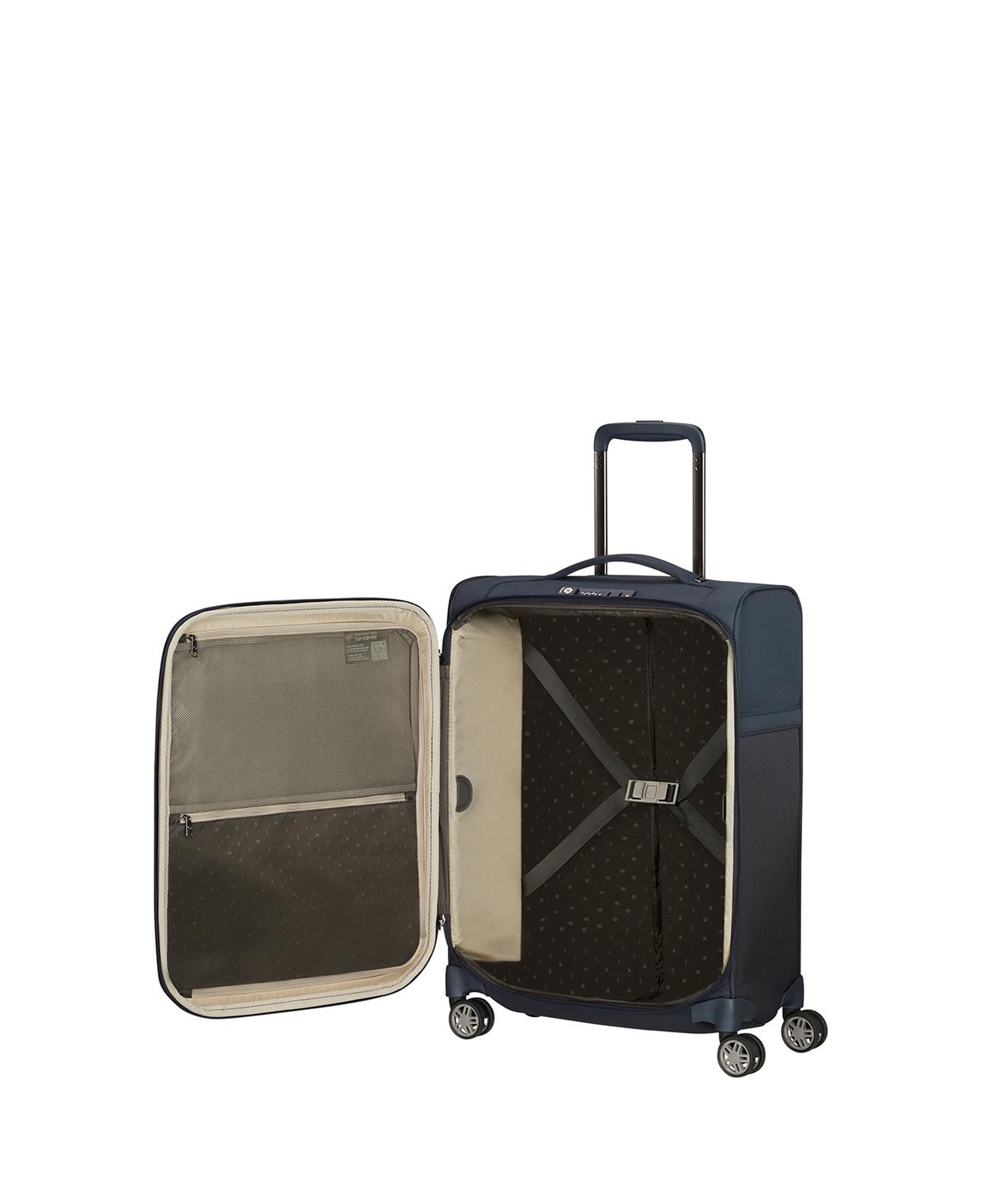 Samsonite Lacivert Airea - 4 Tekerlekli Kabin Boy Valiz 55 Cm