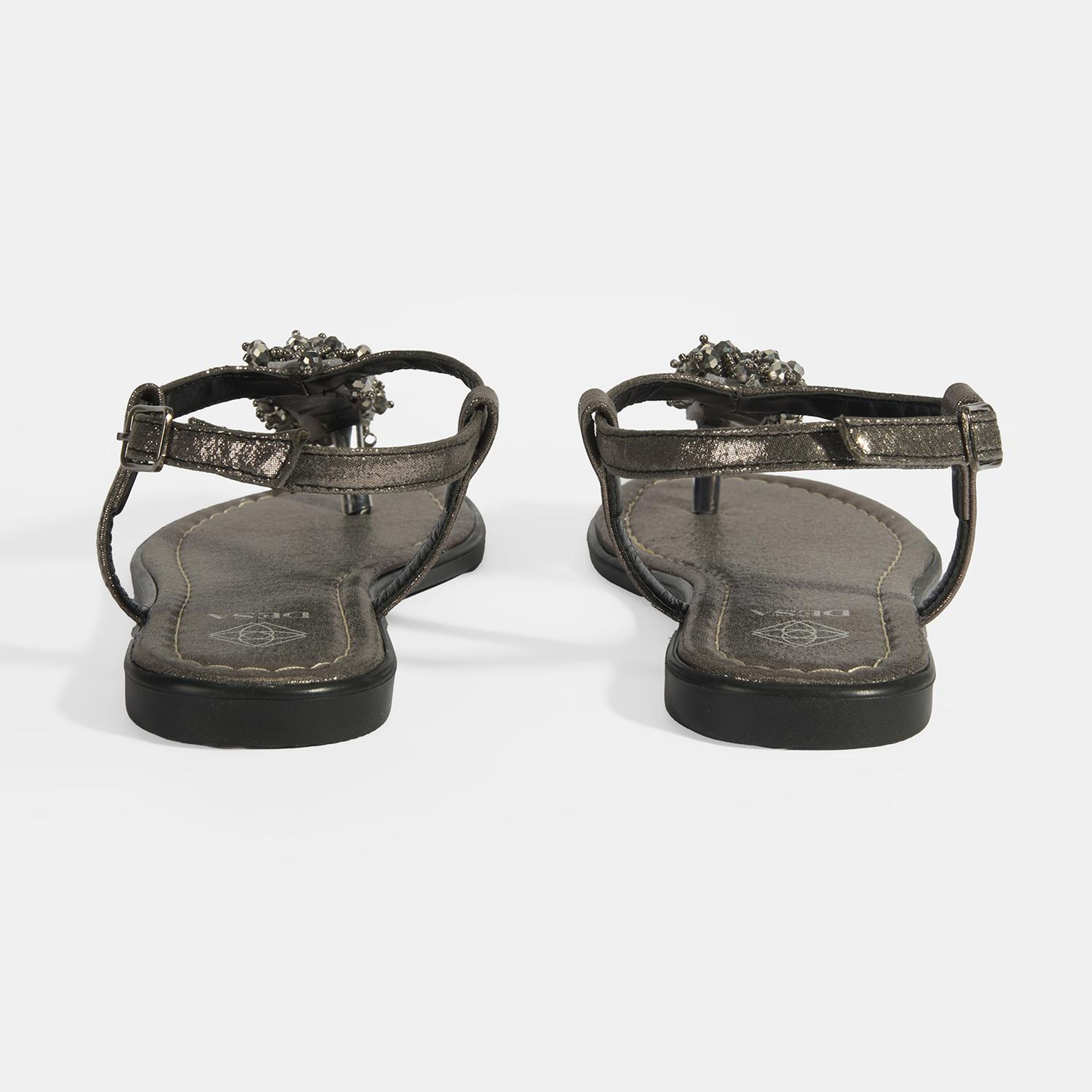 Kadın Gümüş Parmak Arası Sandalet