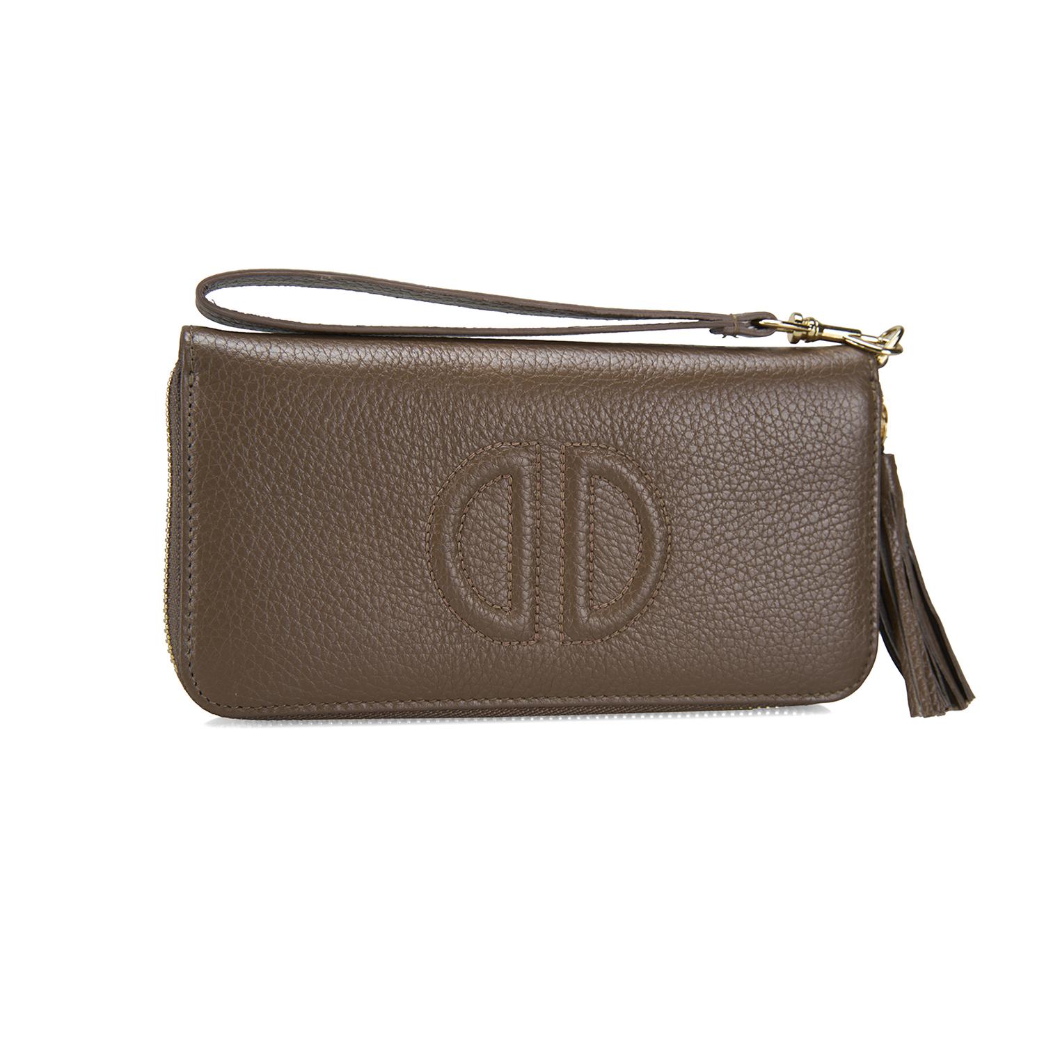 Kathleen Kahve Kadın Deri Cüzdan