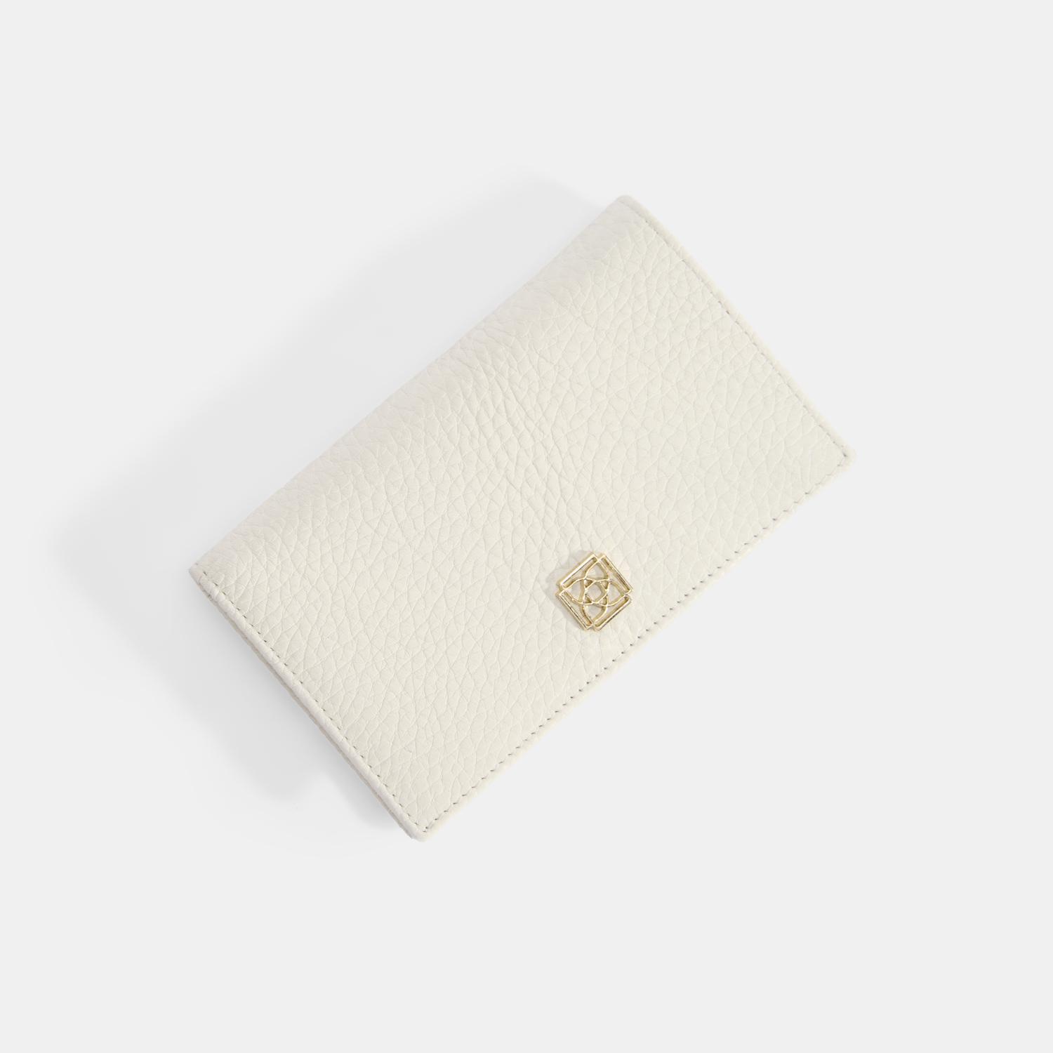 Kadın Beyaz Deri Cüzdan