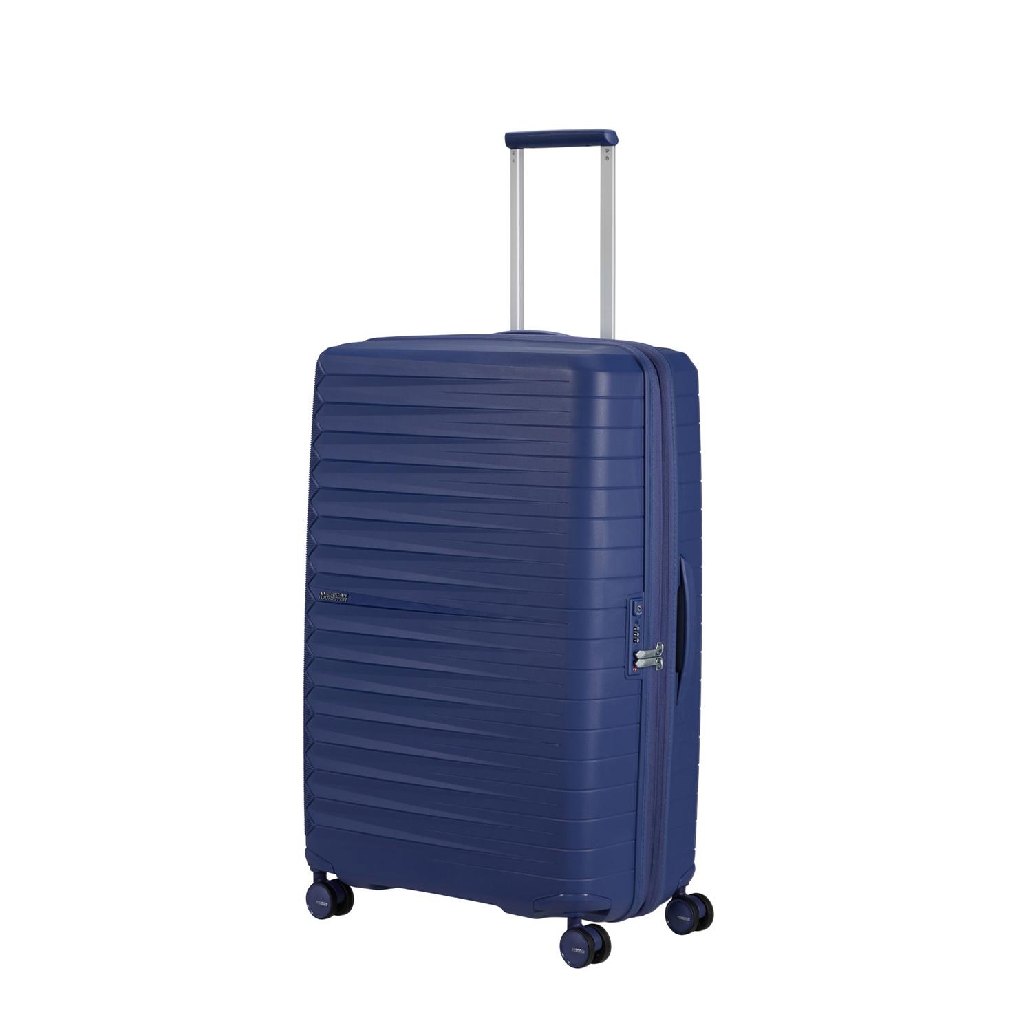 American Tourister Lacivert Fastforward Spinner Körüklü 79/29 Büyük Boy Valiz