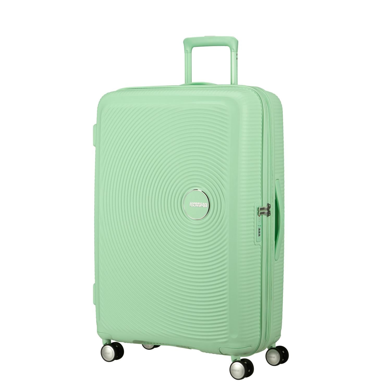 American Tourister Yeşil Soundbox - Körüklü Spinner Büyük Boy Valiz