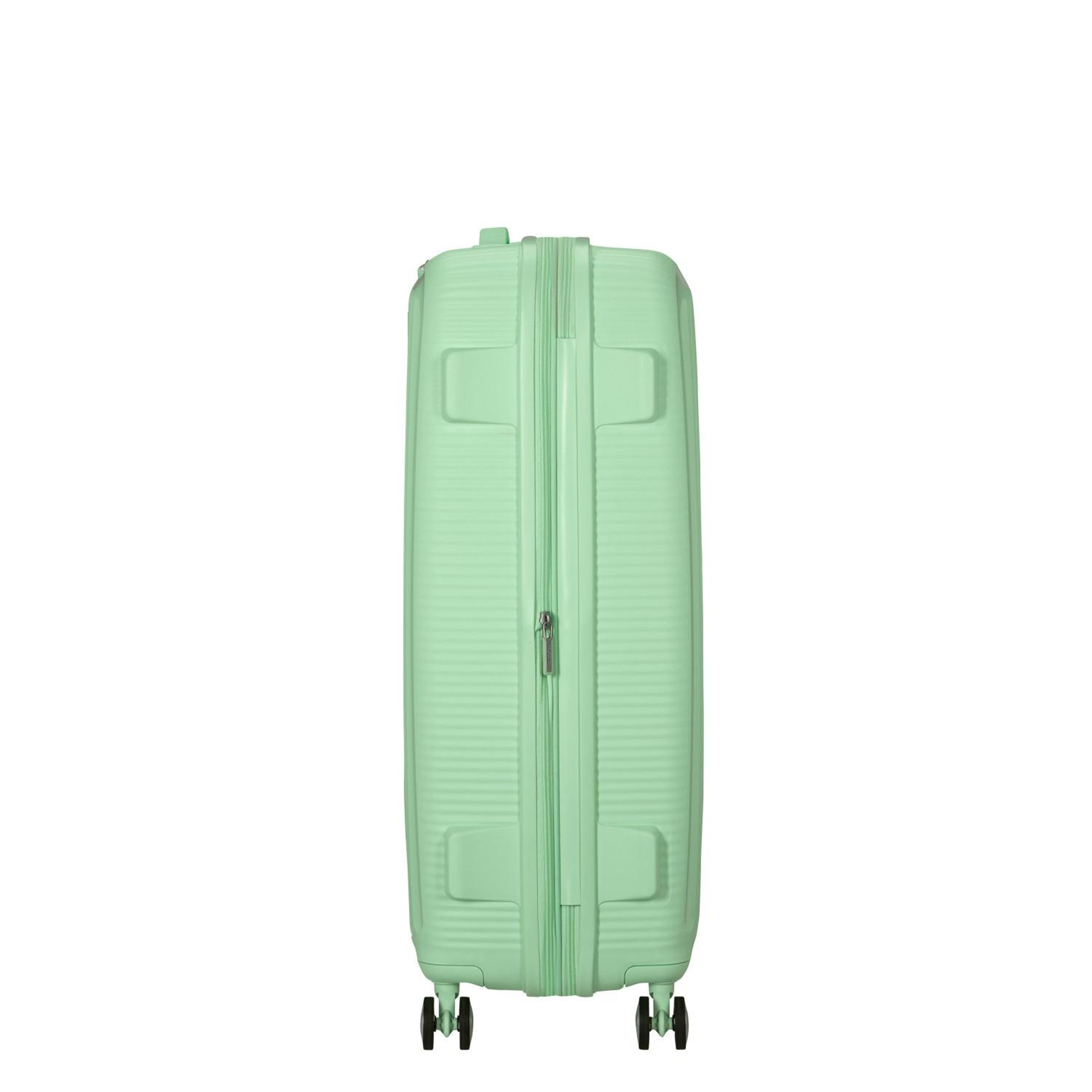 American Tourister Yeşil Soundbox - Körüklü Spinner Büyük Boy Valiz