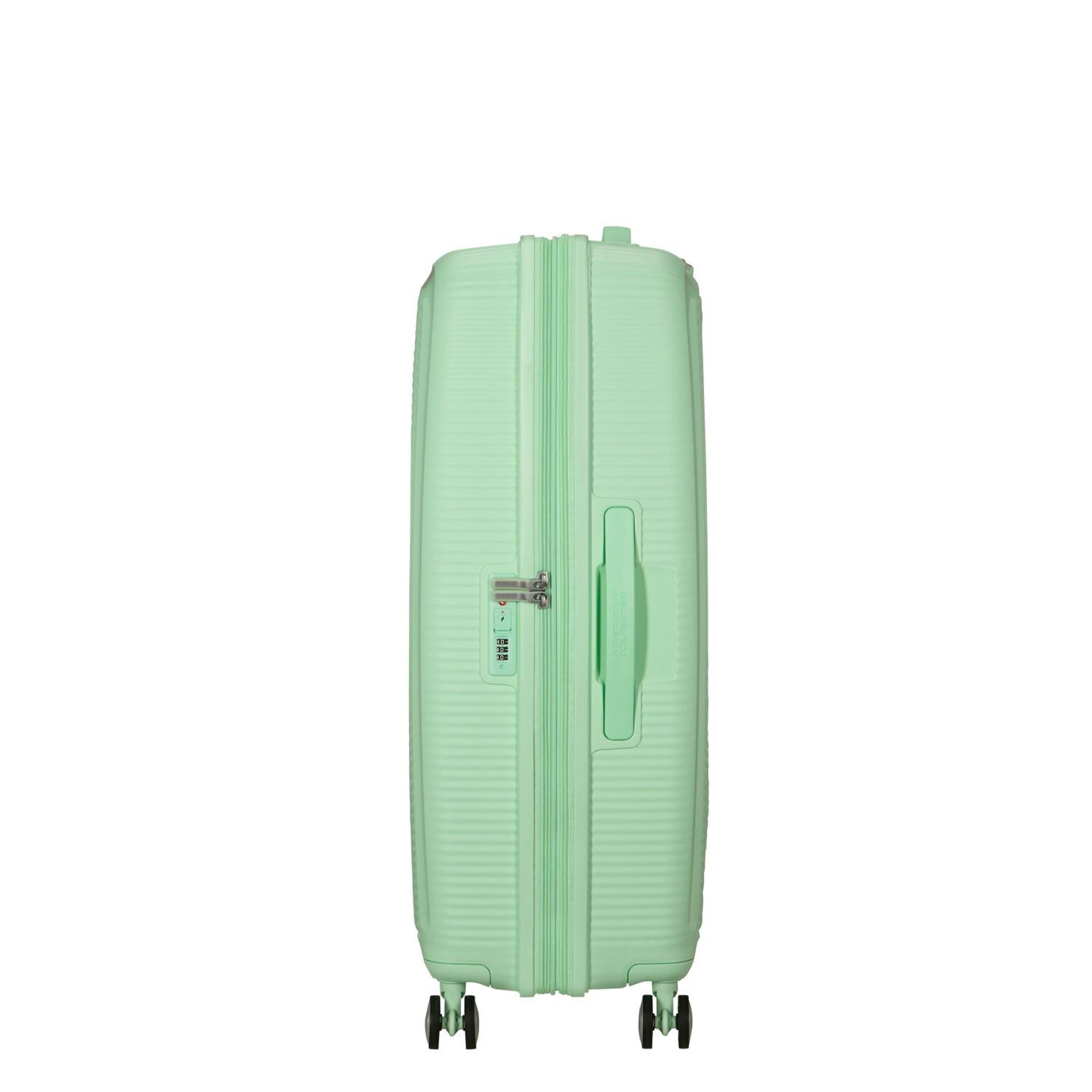 American Tourister Yeşil Soundbox - Körüklü Spinner Büyük Boy Valiz