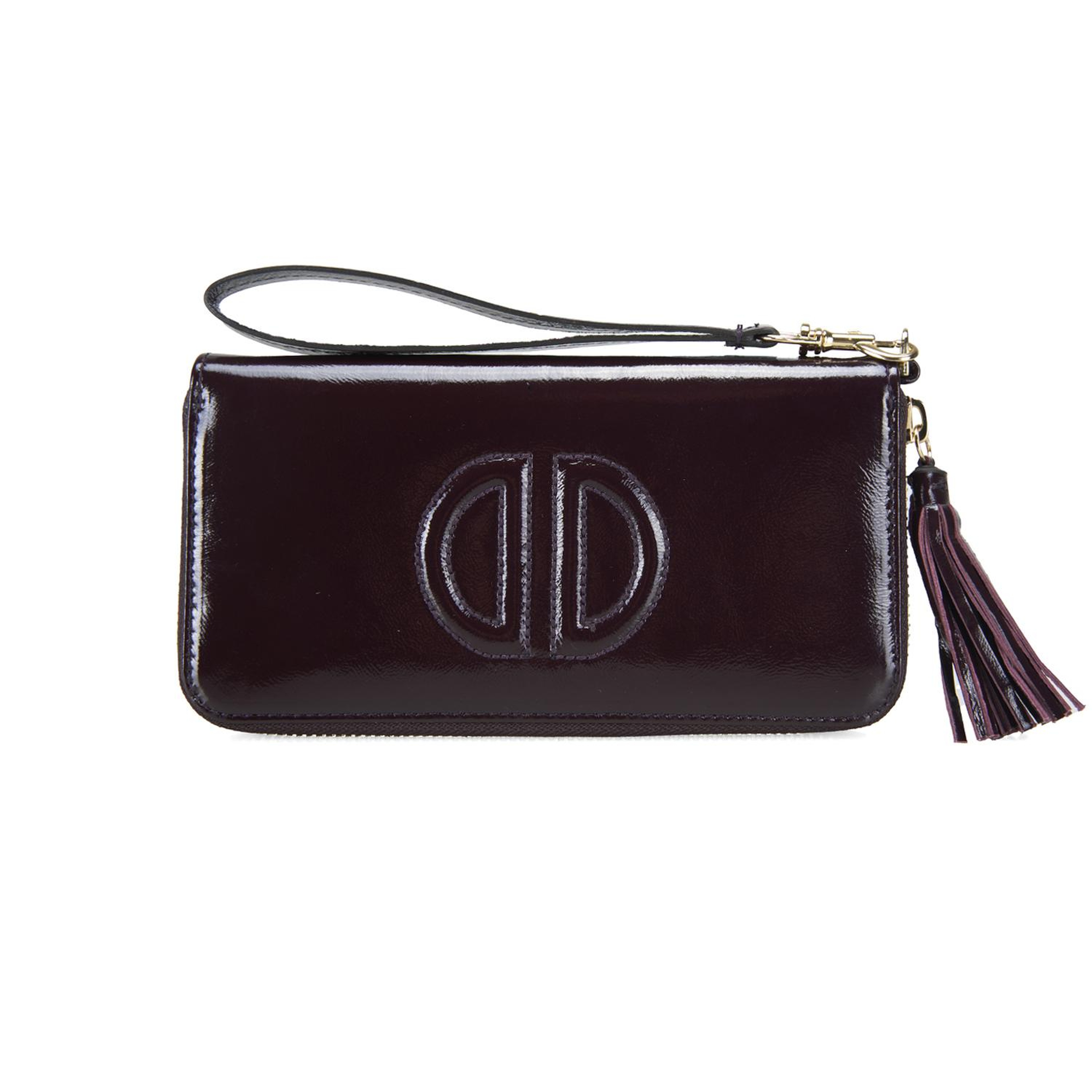 Kathleen Bordo Kadın Rugan Cüzdan