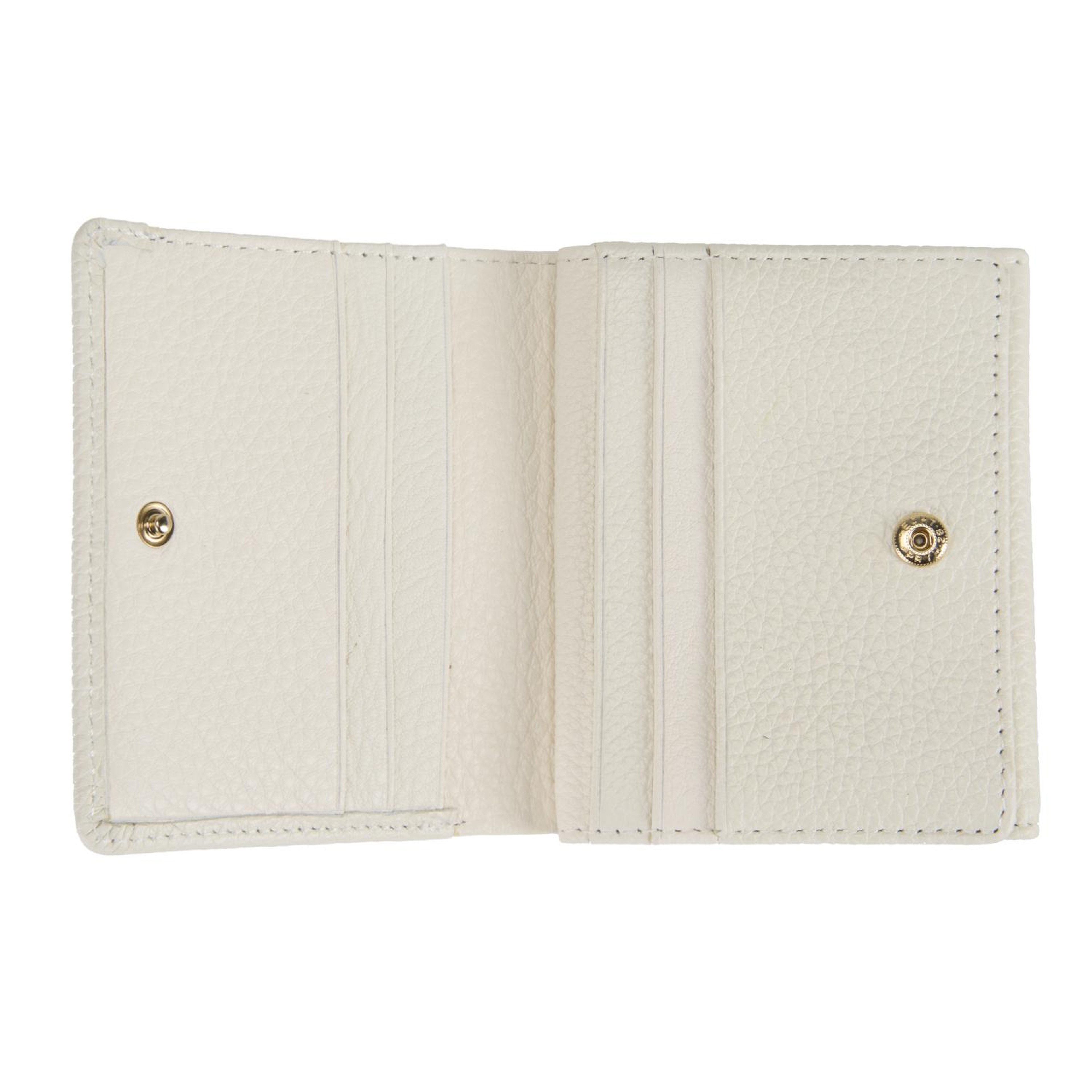 Milan Beyaz Kadın Deri Cüzdan