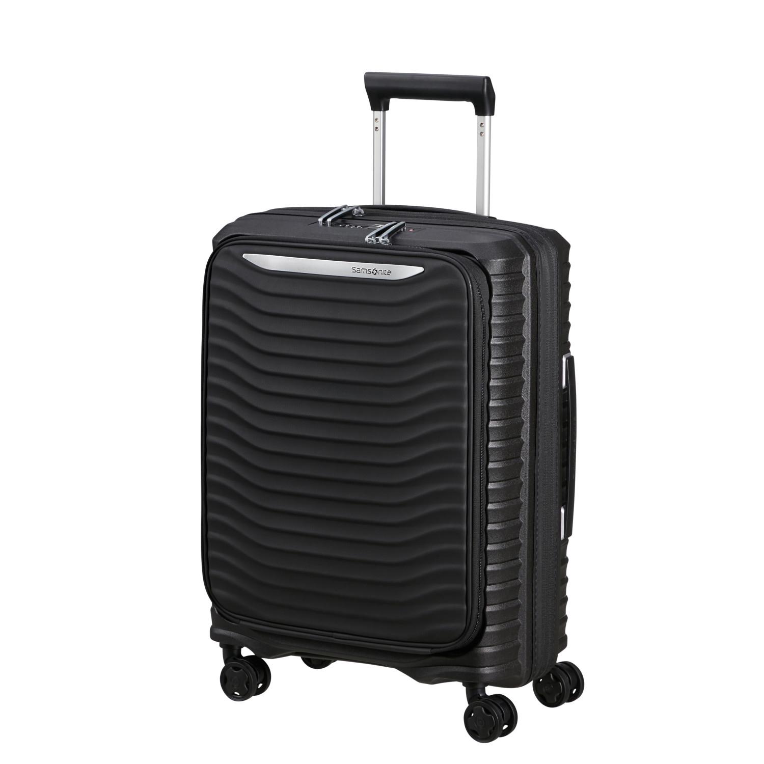 Samsonite Siyah Upscape Körüklü - Kabin Boy Valiz