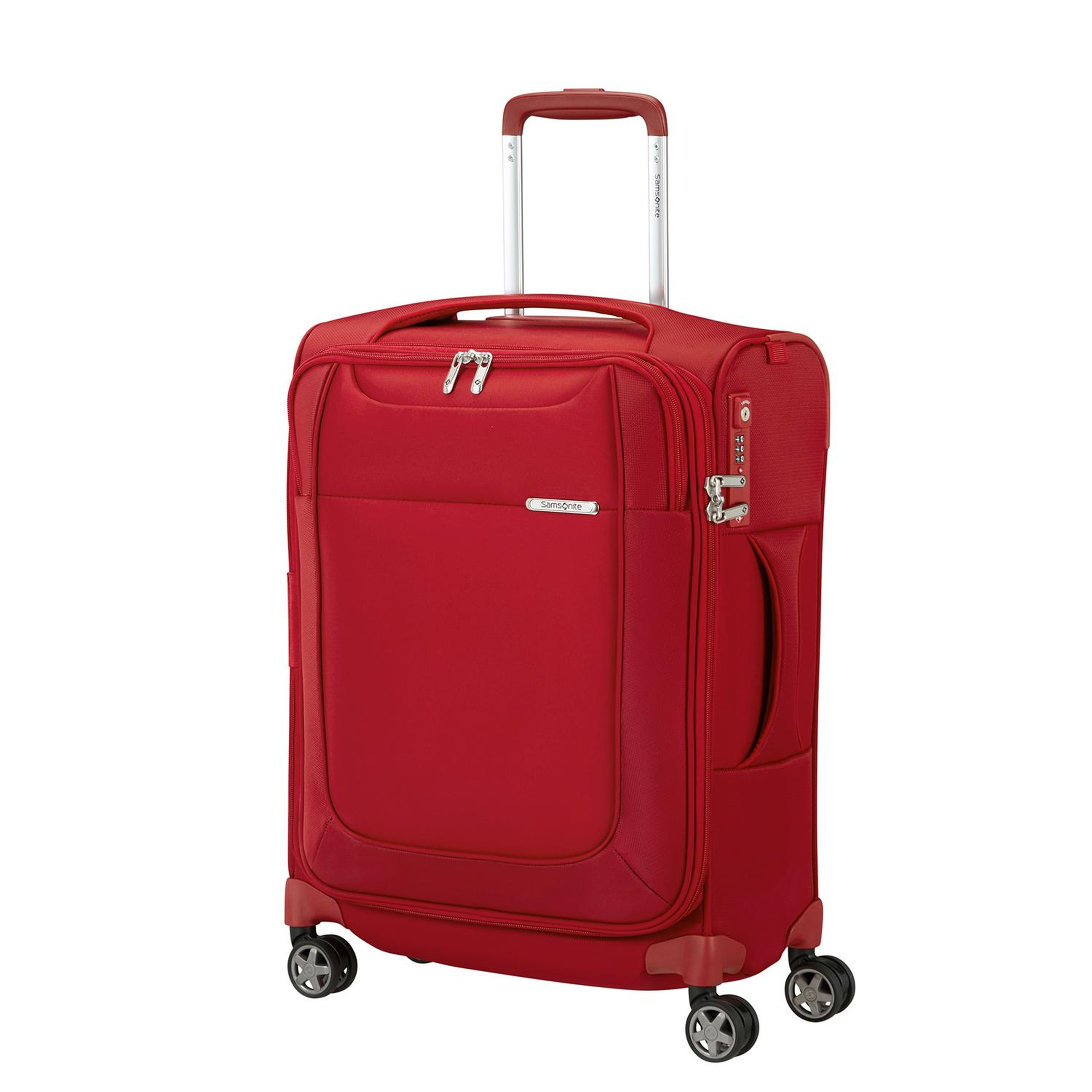 Samsonite Kırmızı D'lite - 4 Tekerlekli Körüklü Kabin Boy Valiz 55cm