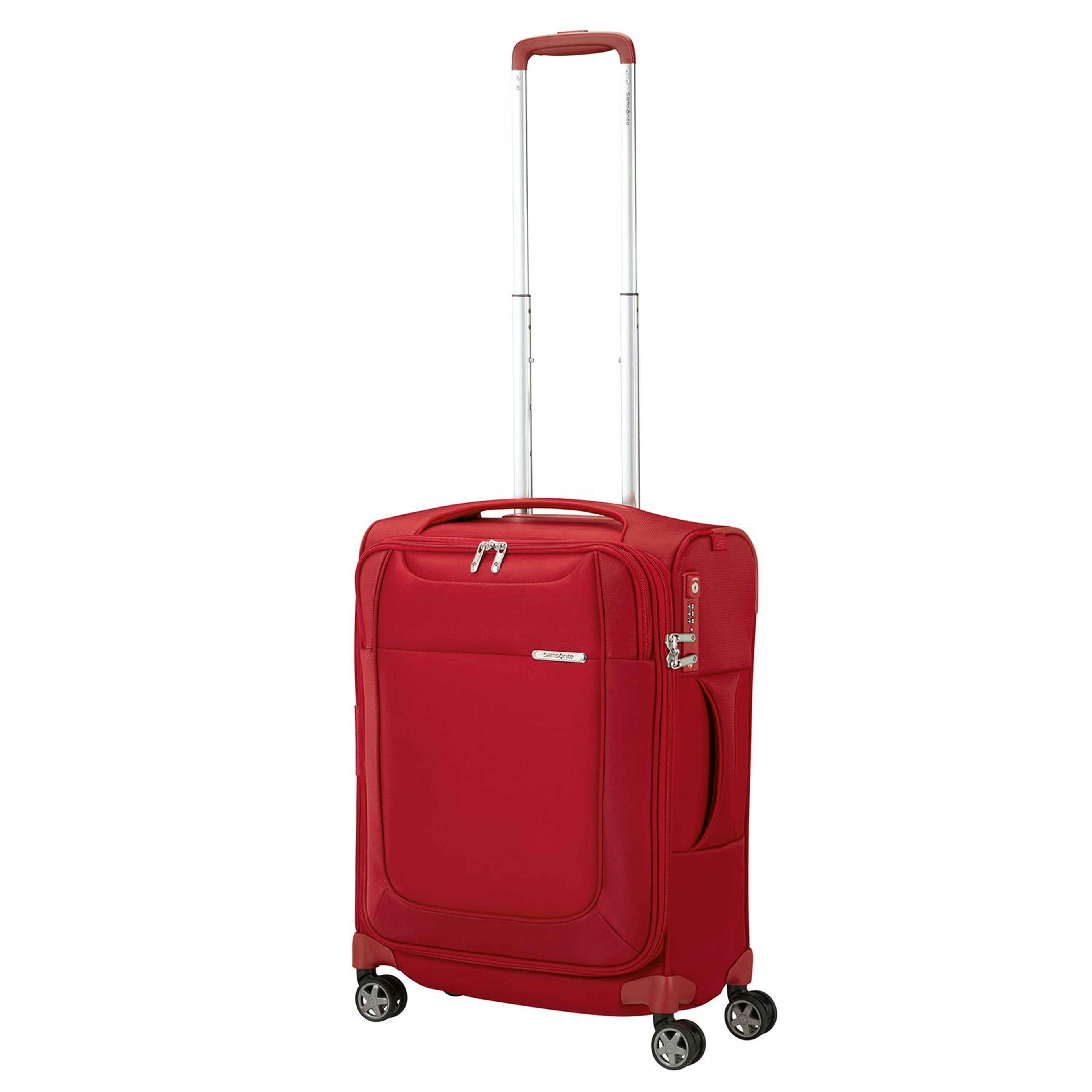 Samsonite Kırmızı D'lite - 4 Tekerlekli Körüklü Kabin Boy Valiz 55cm
