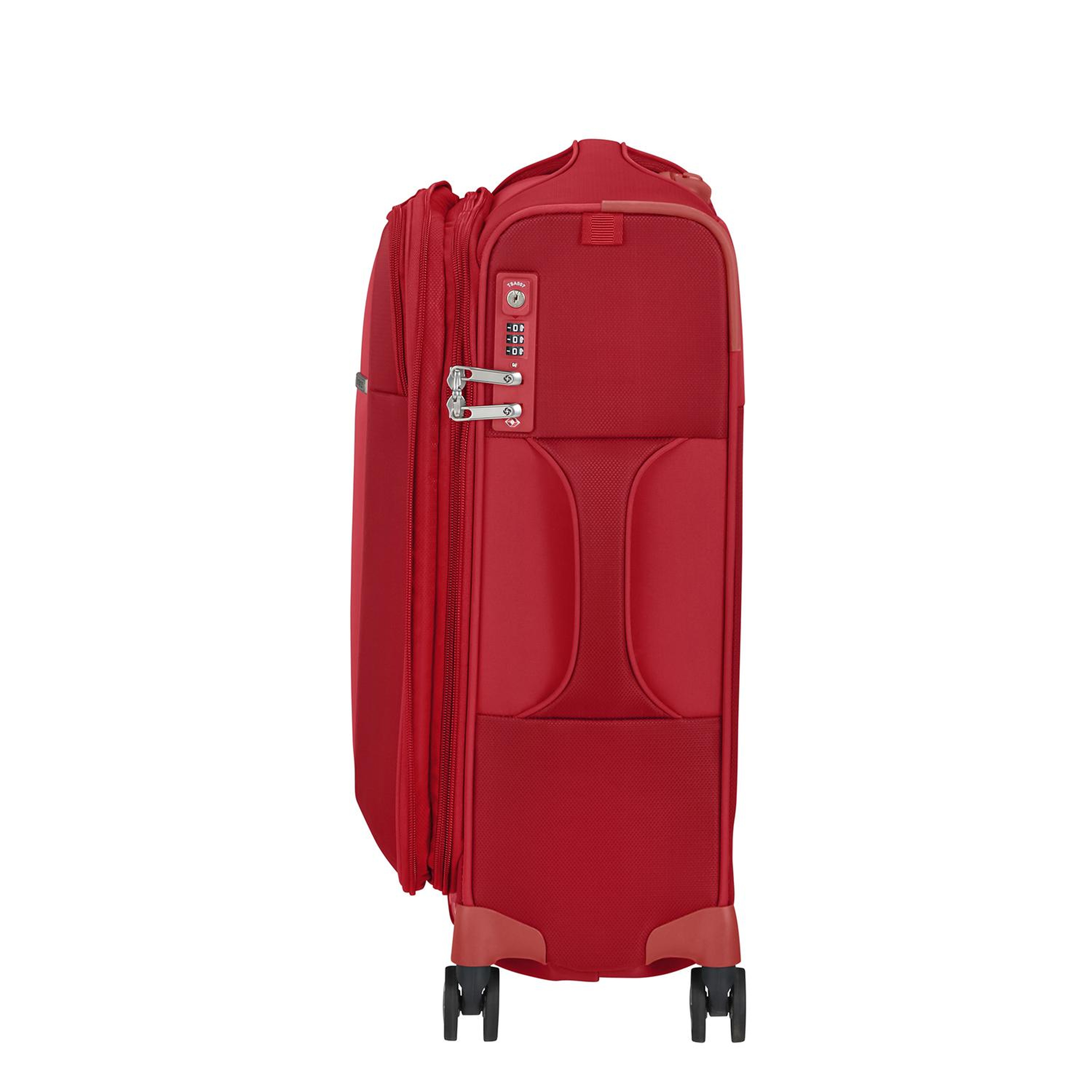 Samsonite Kırmızı D'lite - 4 Tekerlekli Körüklü Kabin Boy Valiz 55cm