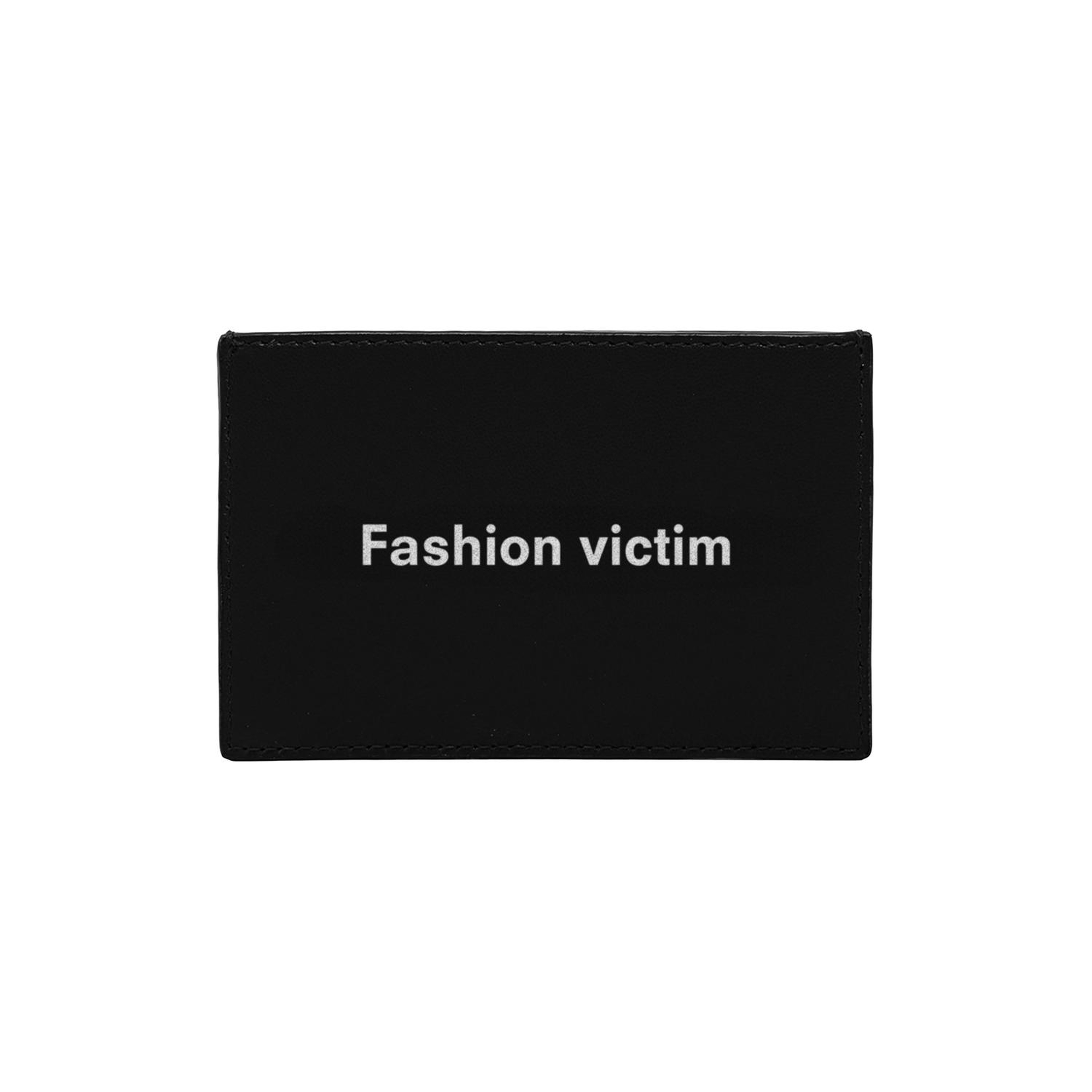 Fashion Victim KeinxDesa Siyah Deri Kartlık