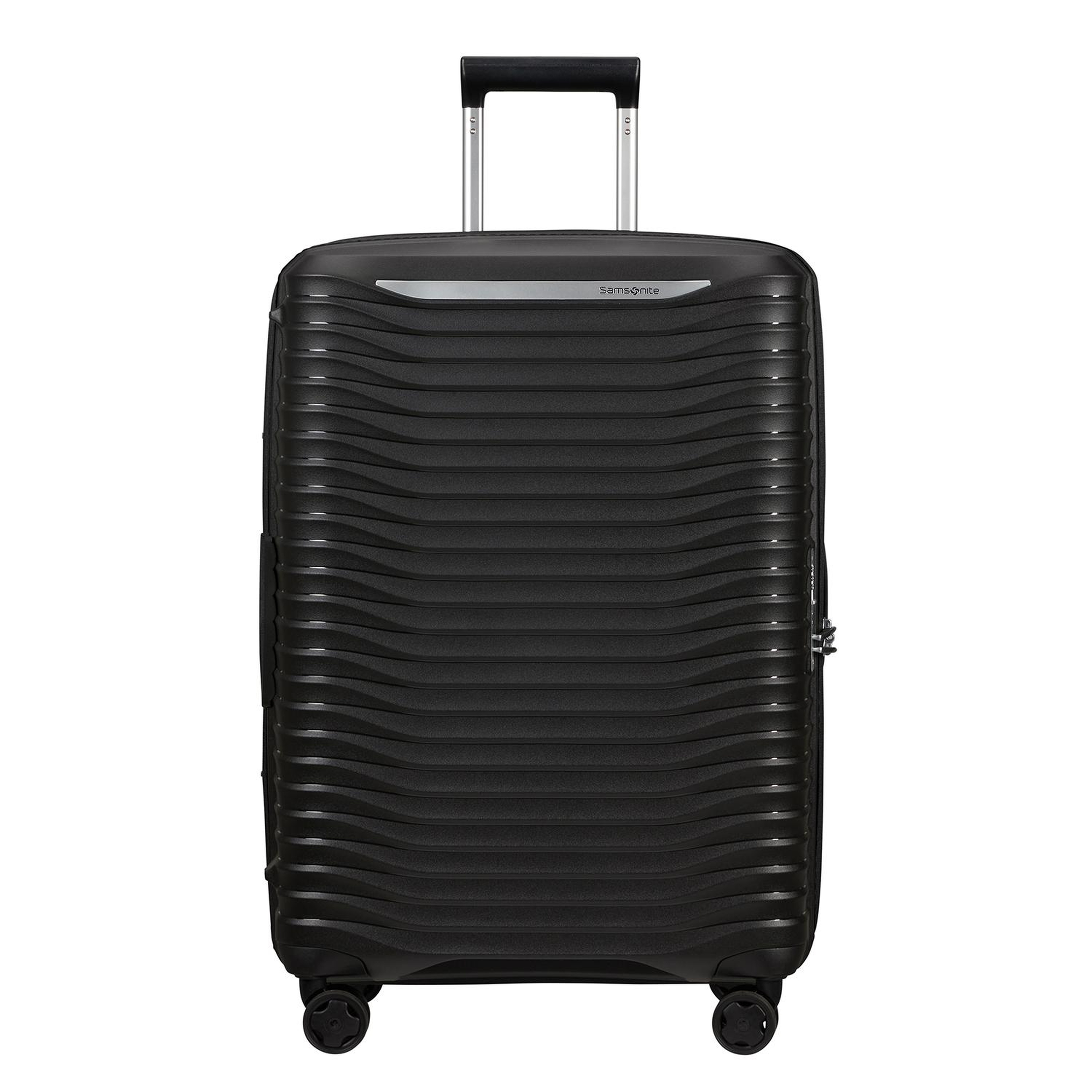 Samsonite Siyah Spinner Upscape Körüklü 4 Tekerlekli 68 cm Orta Boy Valiz
