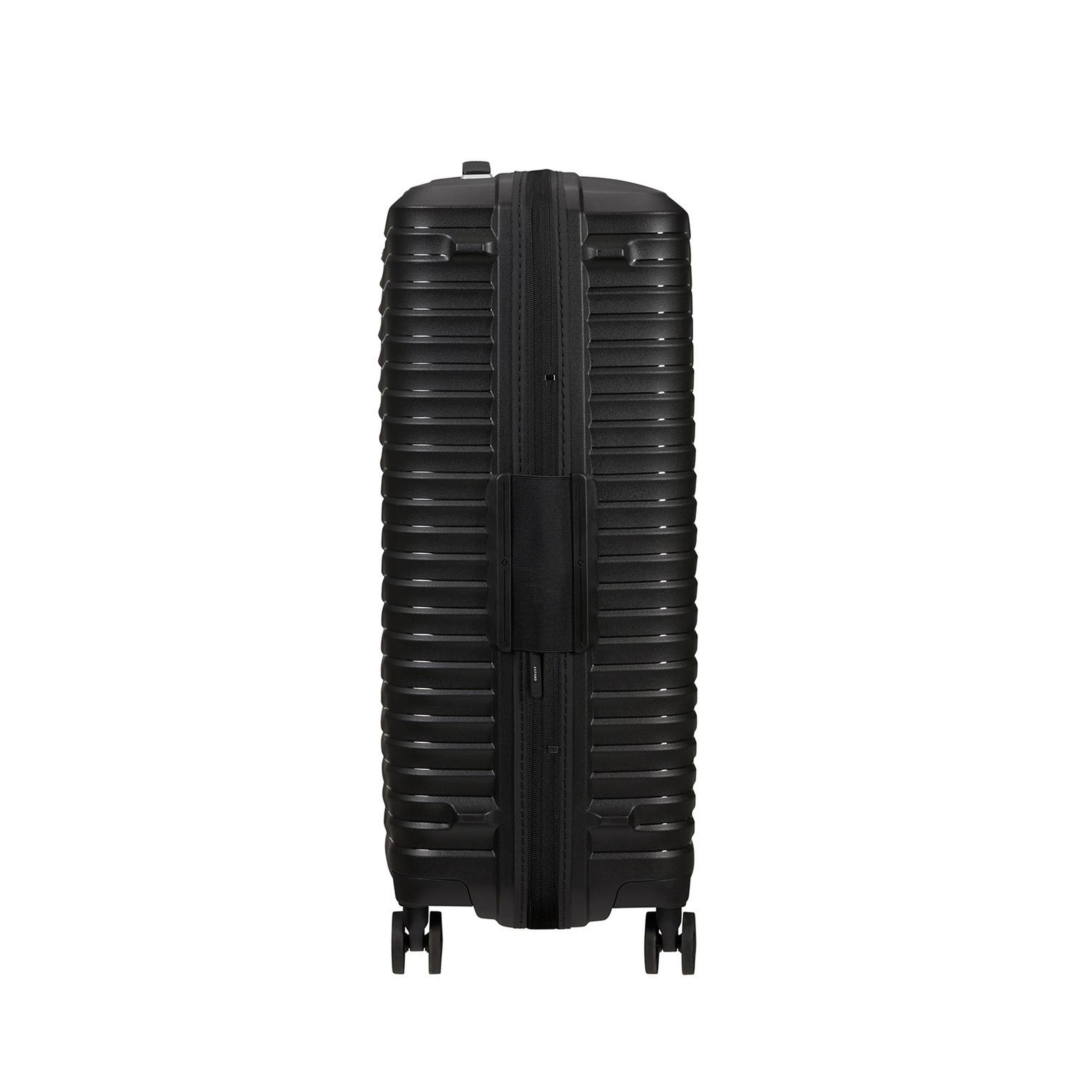 Samsonite Siyah Spinner Upscape Körüklü 4 Tekerlekli 68 cm Orta Boy Valiz