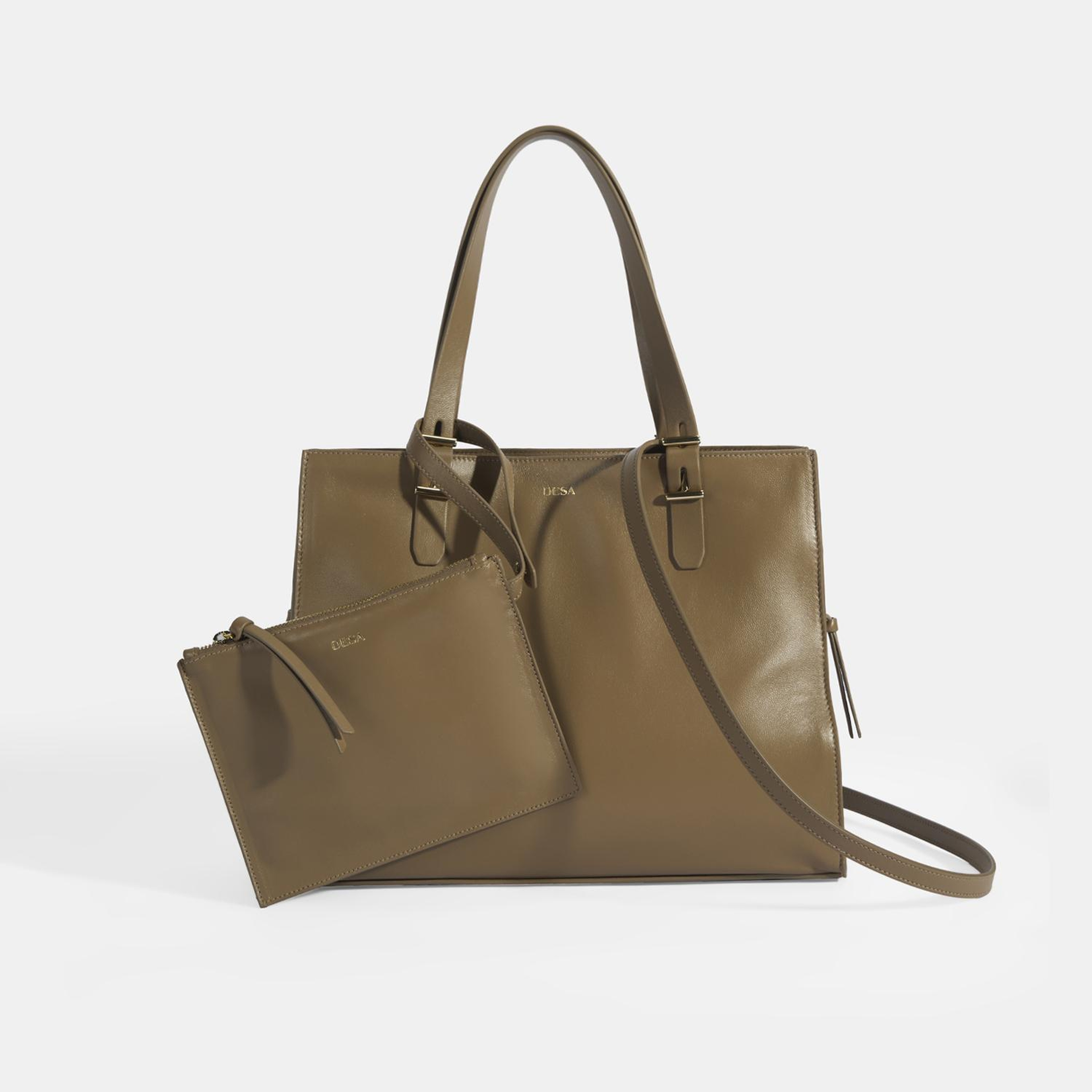 Kadın Kahve Deri Omuz Çantası