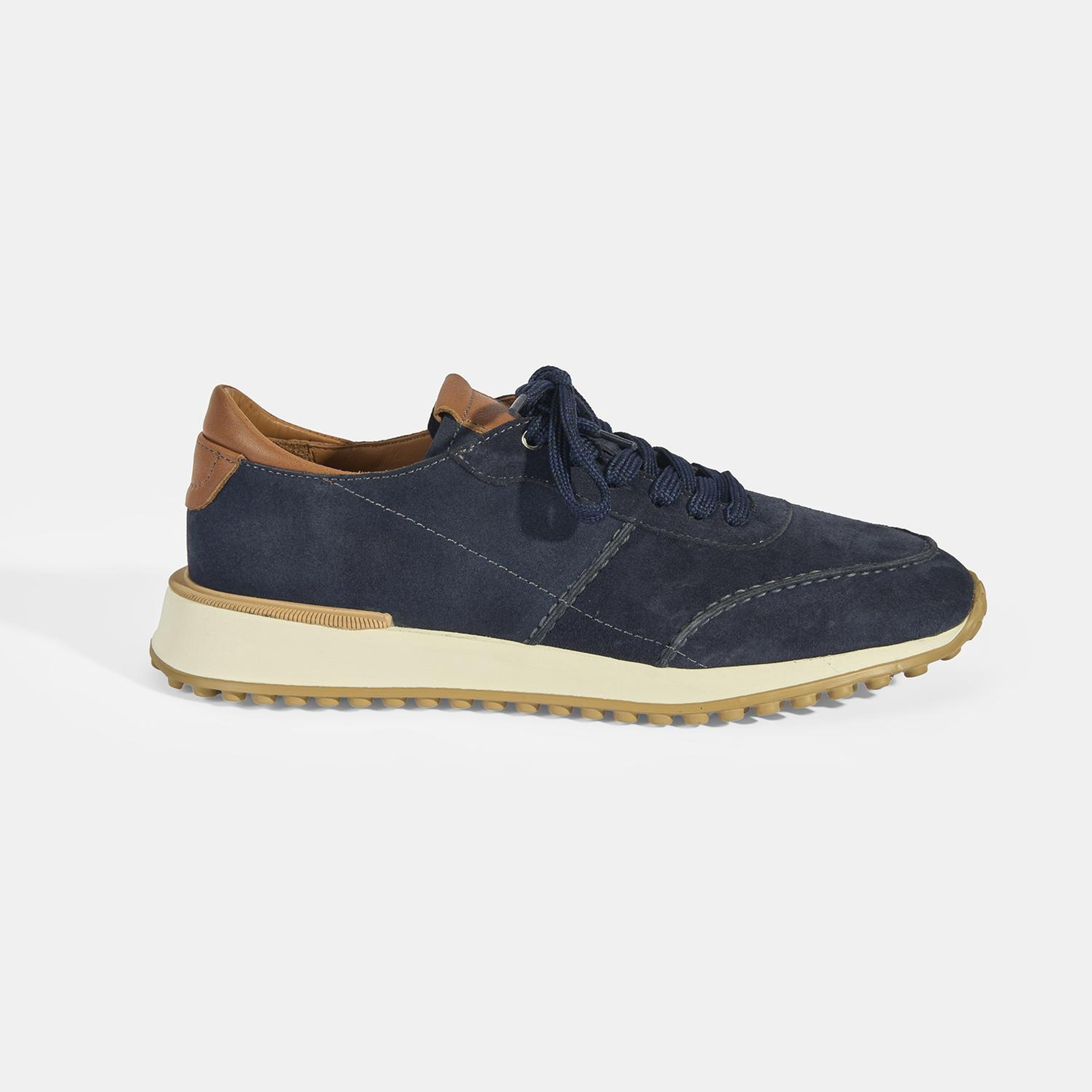 Erkek Lacivert Süet Bağcıklı Günlük Ayakkabı