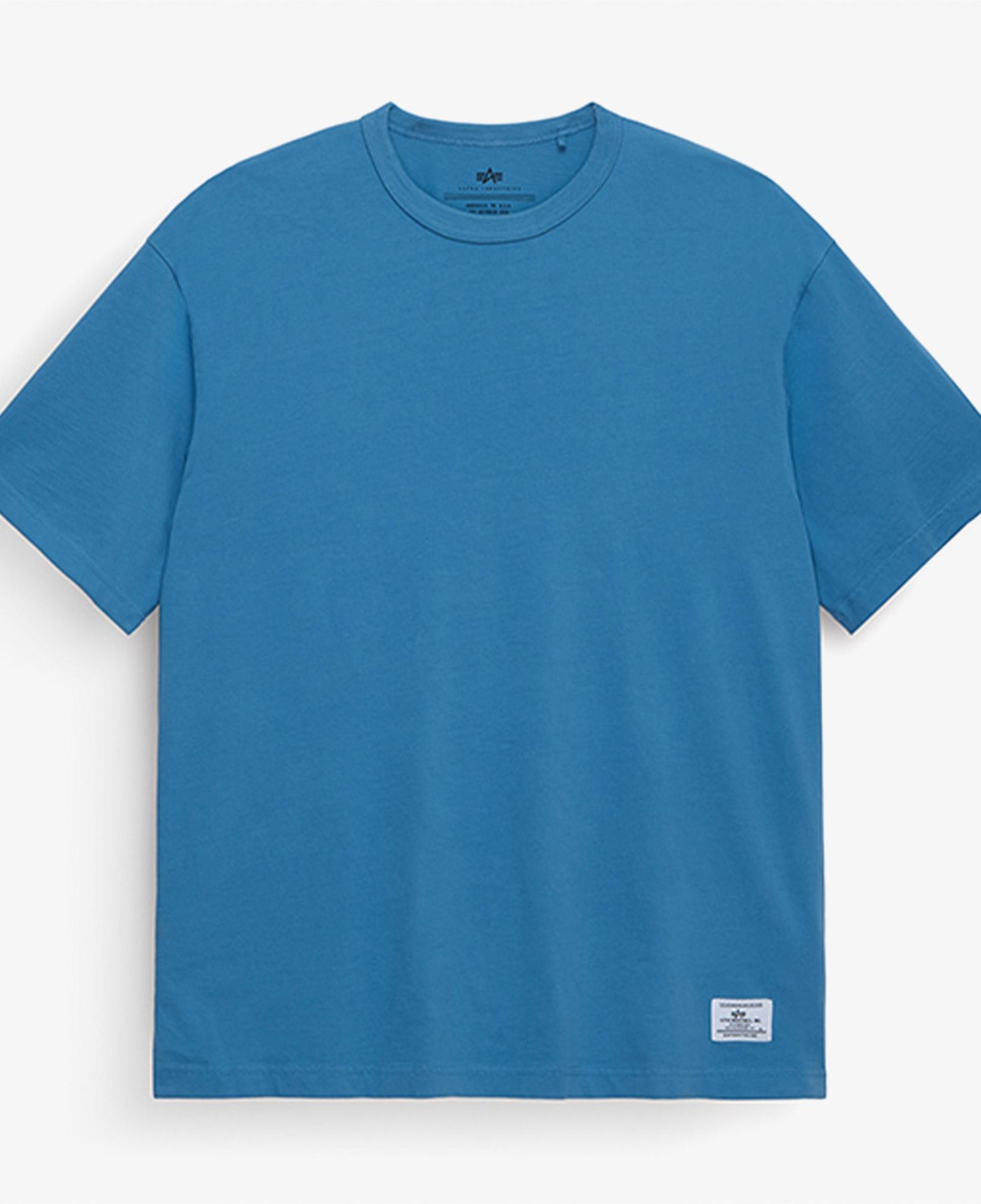 Alpha Industries Essential Erkek Mavi T-Shirt