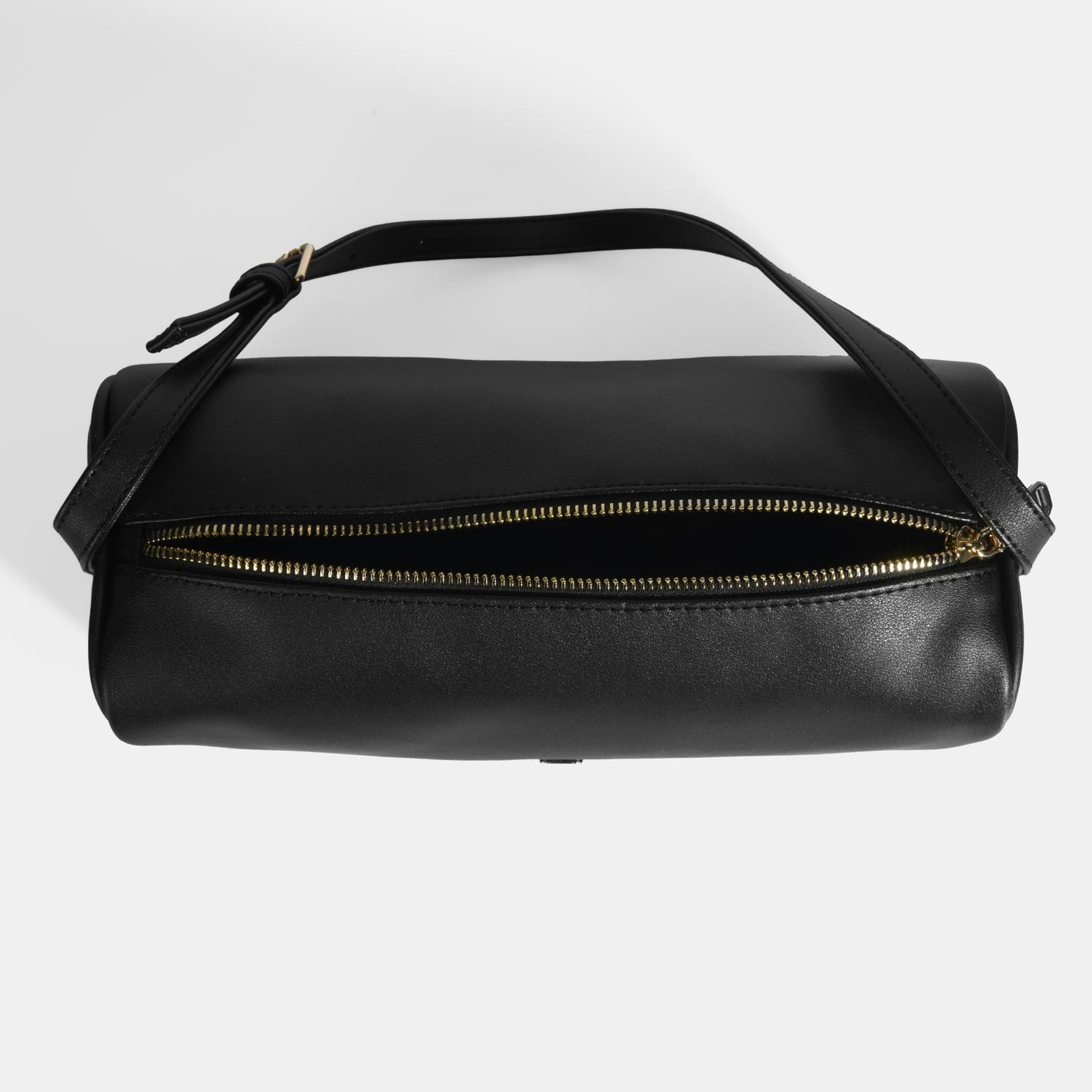 Kadın Siyah Ayarlanabilir Askılı Omuz Çantası