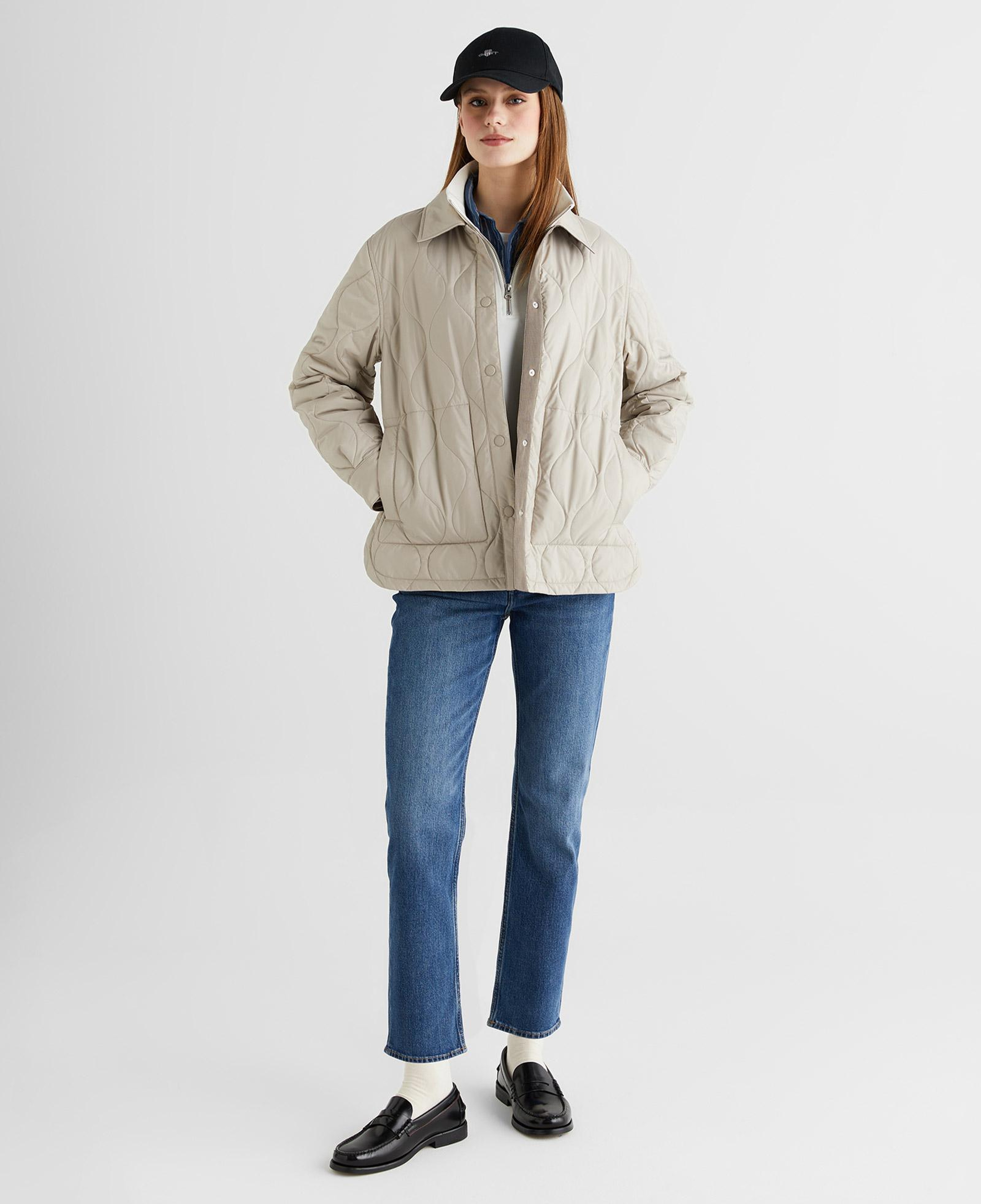 GANT Kadın Bej Gömlek Yaka Ceket