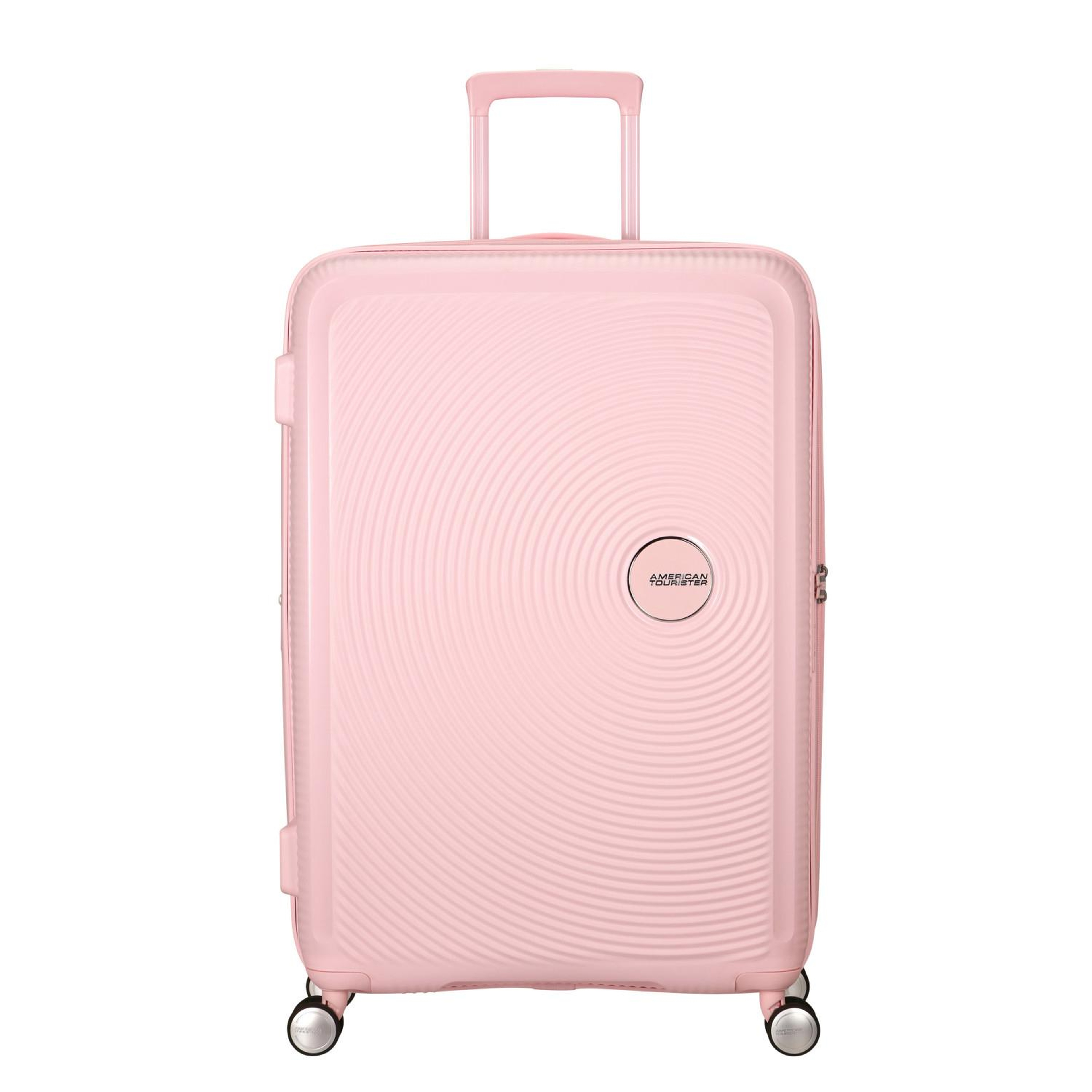 American Tourister Açık Pembe Soundbox - Körüklü 77 cm Büyük Sert Valiz