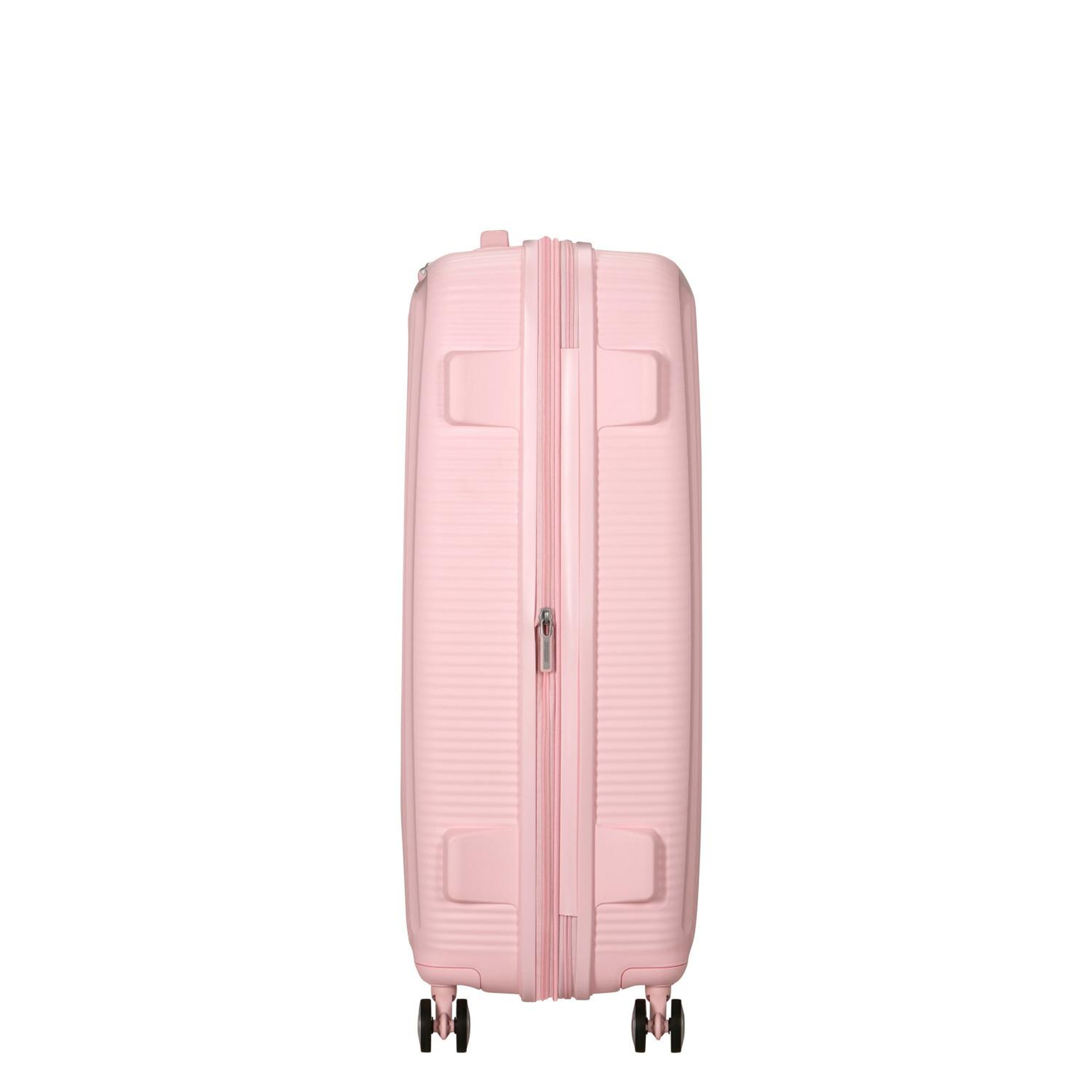 American Tourister Açık Pembe Soundbox - Körüklü 77 cm Büyük Sert Valiz