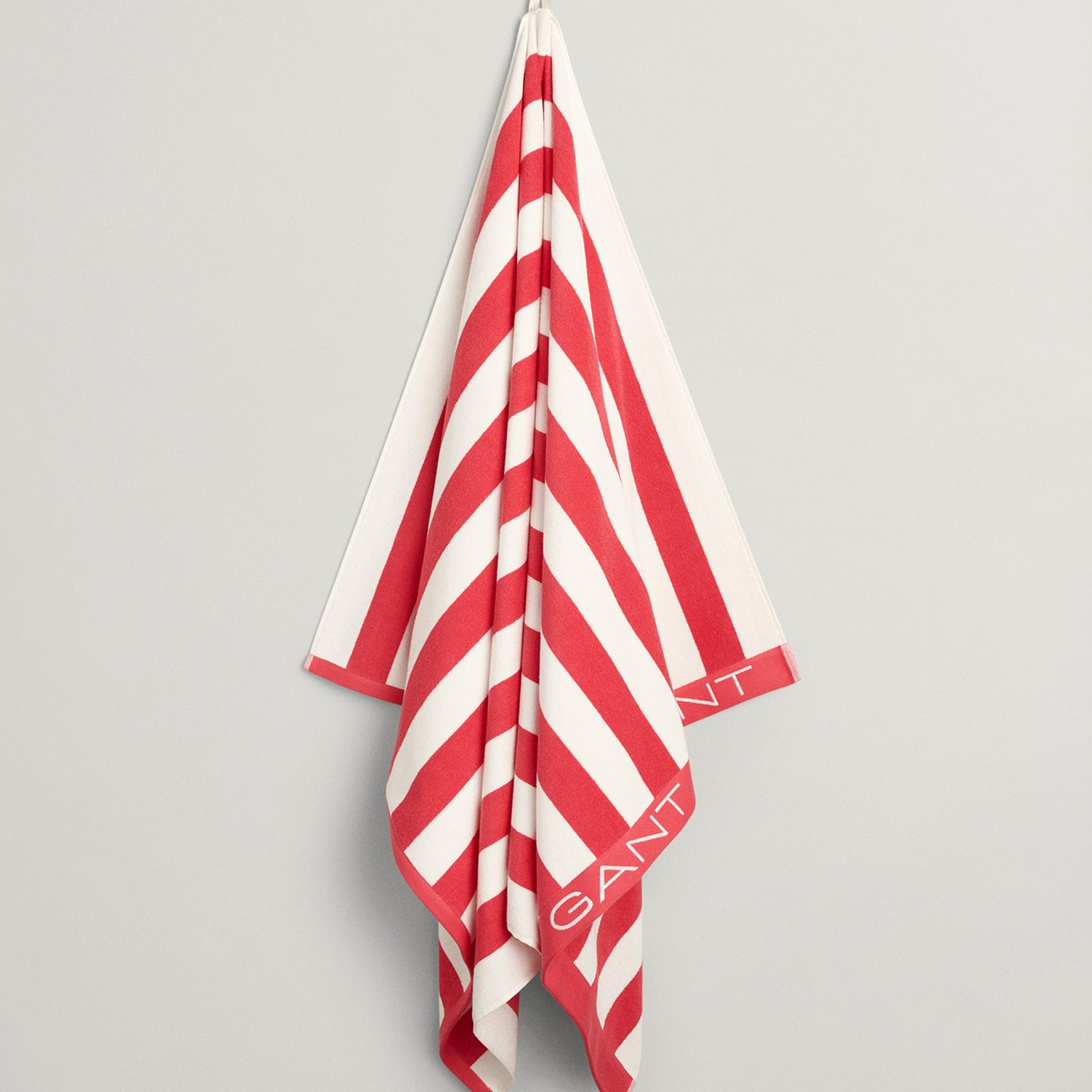 GANT Unisex Pembe Çizgili Havlu