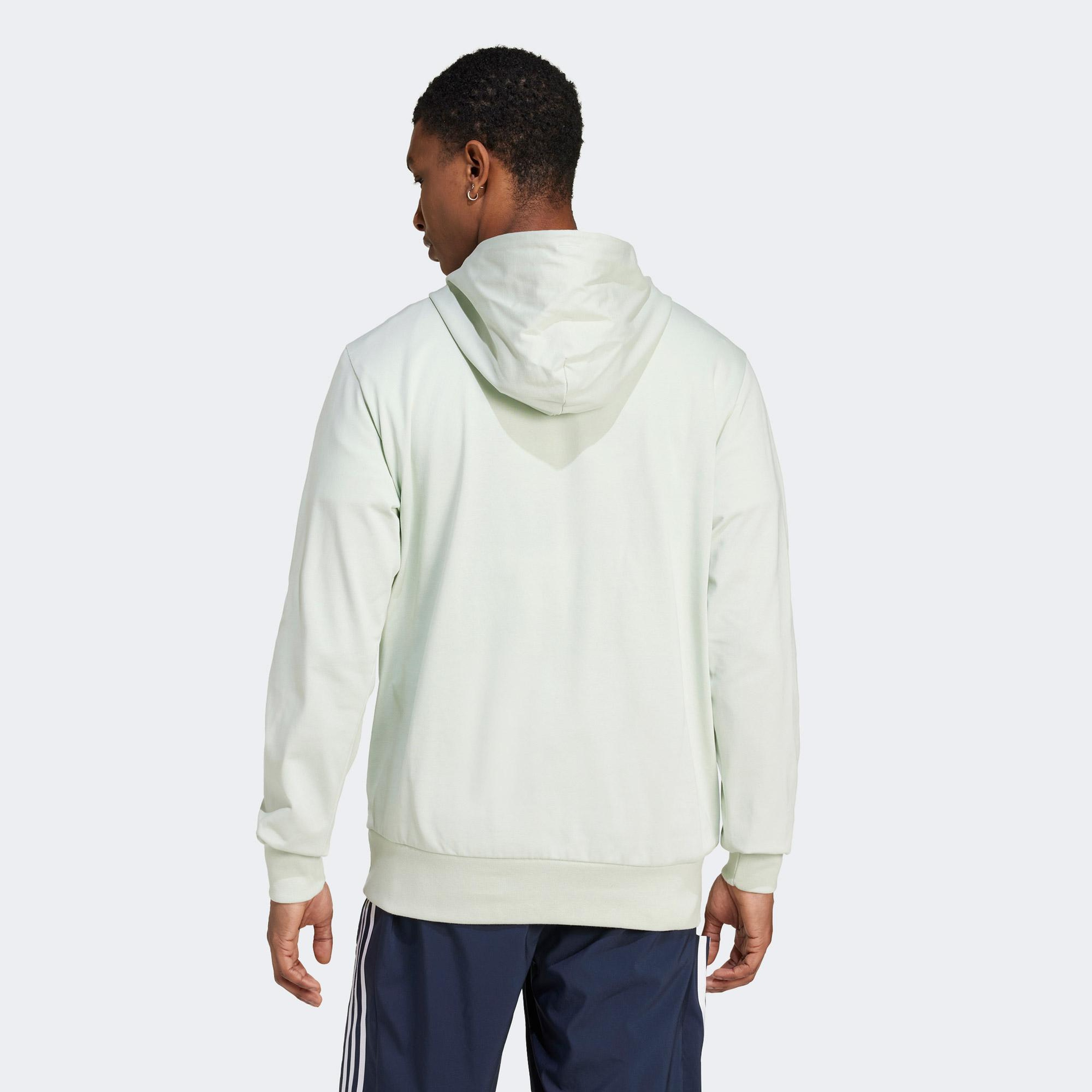 adidas Essentials Logo Erkek Beyaz Günlük Sweatshirt