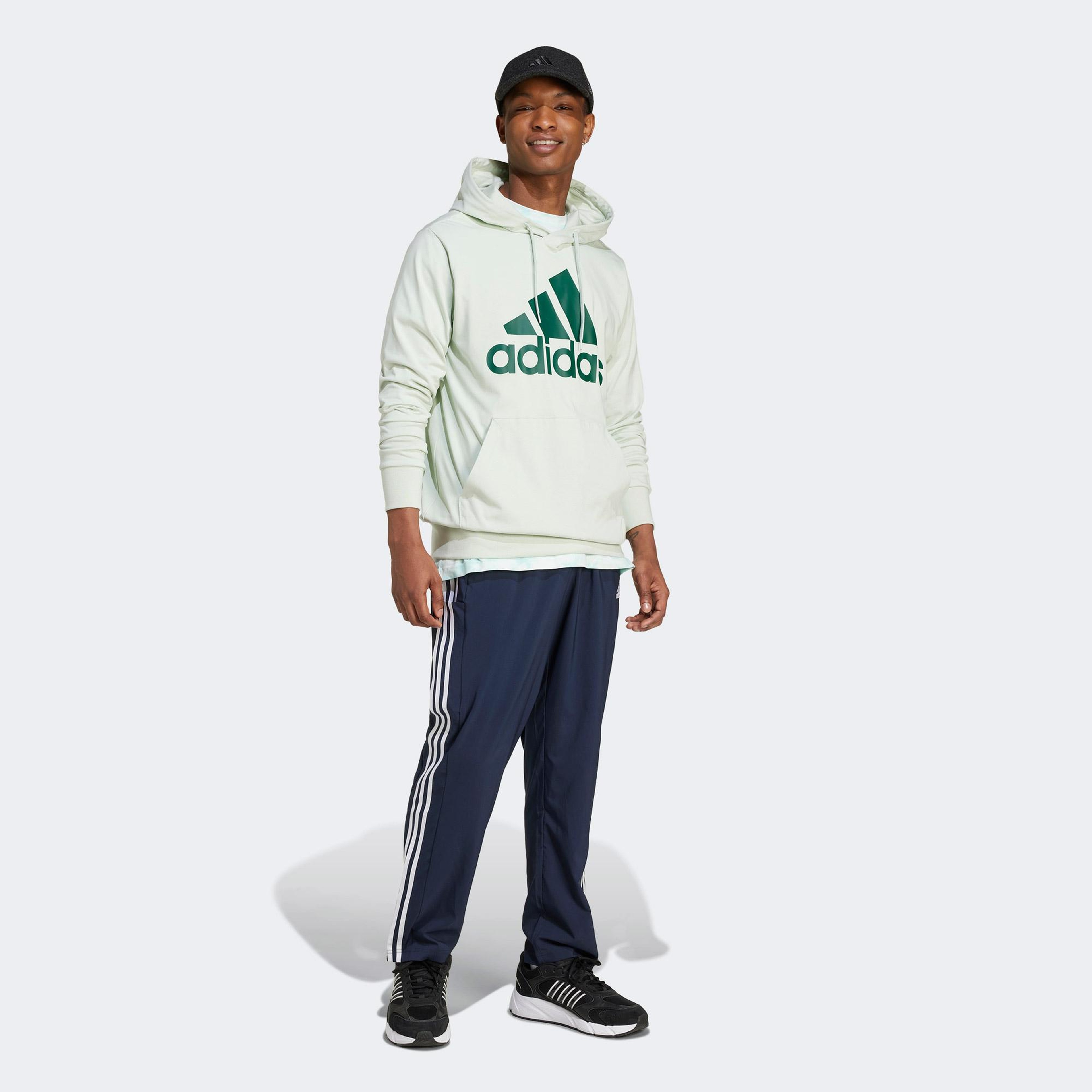 adidas Essentials Logo Erkek Beyaz Günlük Sweatshirt