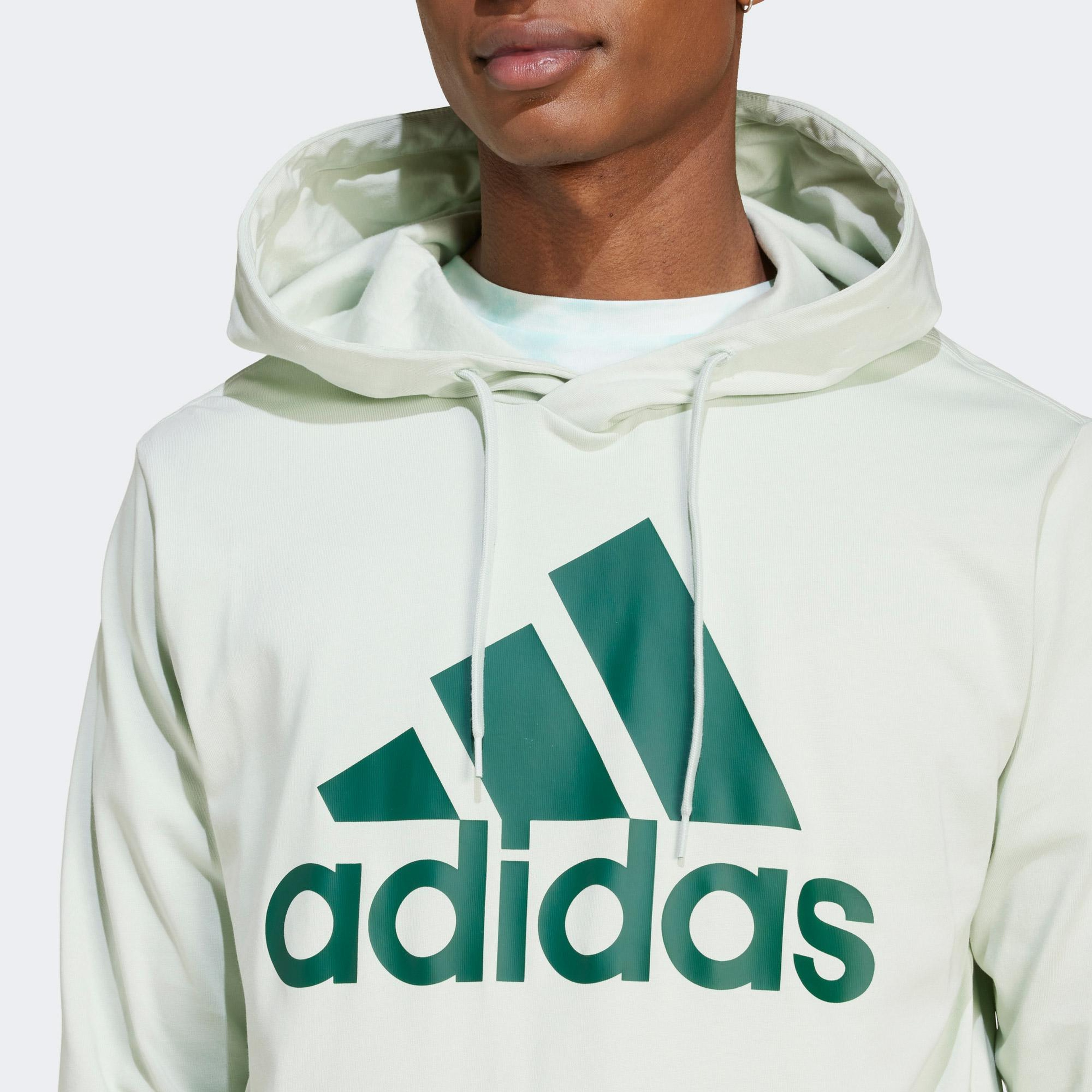 adidas Essentials Logo Erkek Beyaz Günlük Sweatshirt