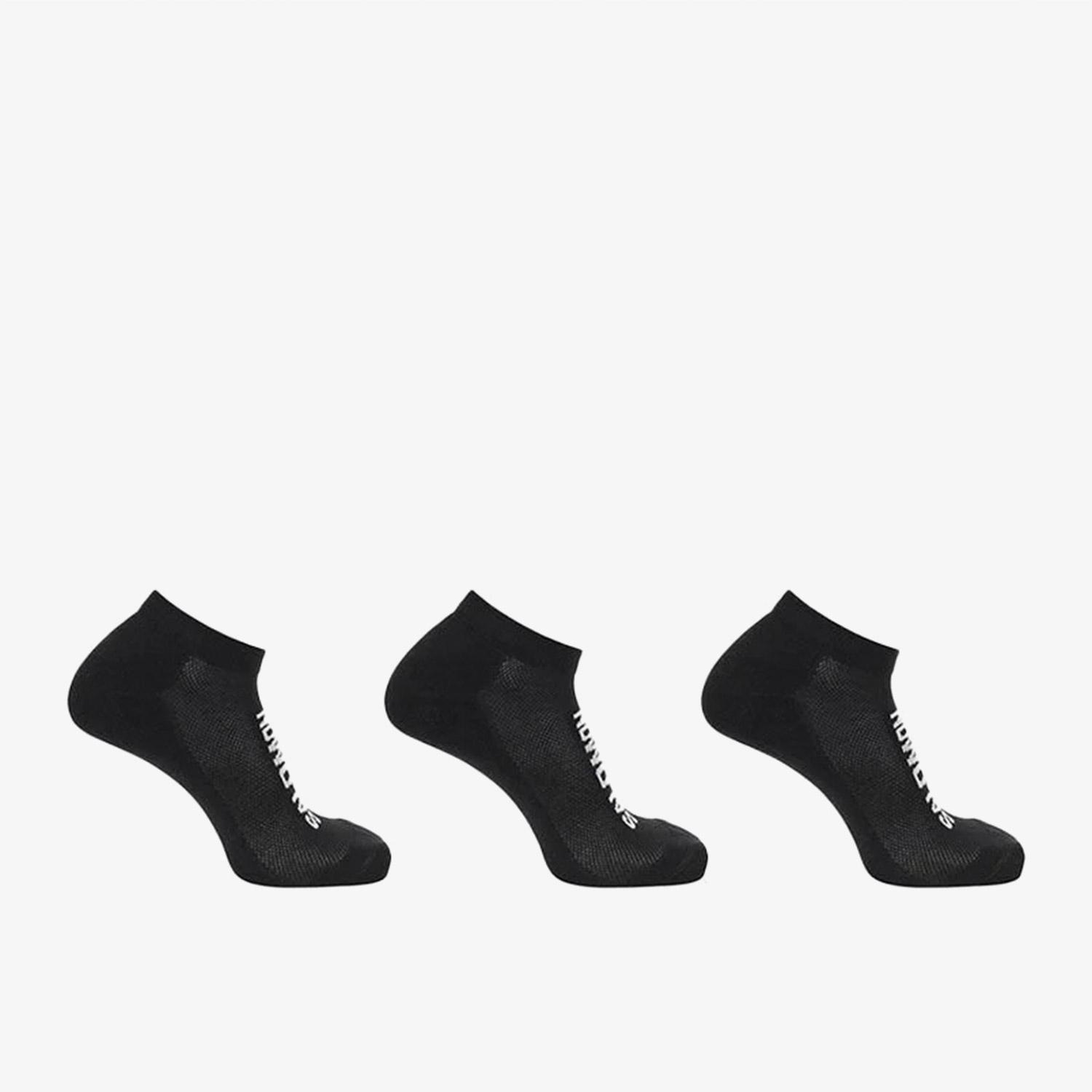 Salomon Everyday Low Unisex Siyah 3lü Çorap