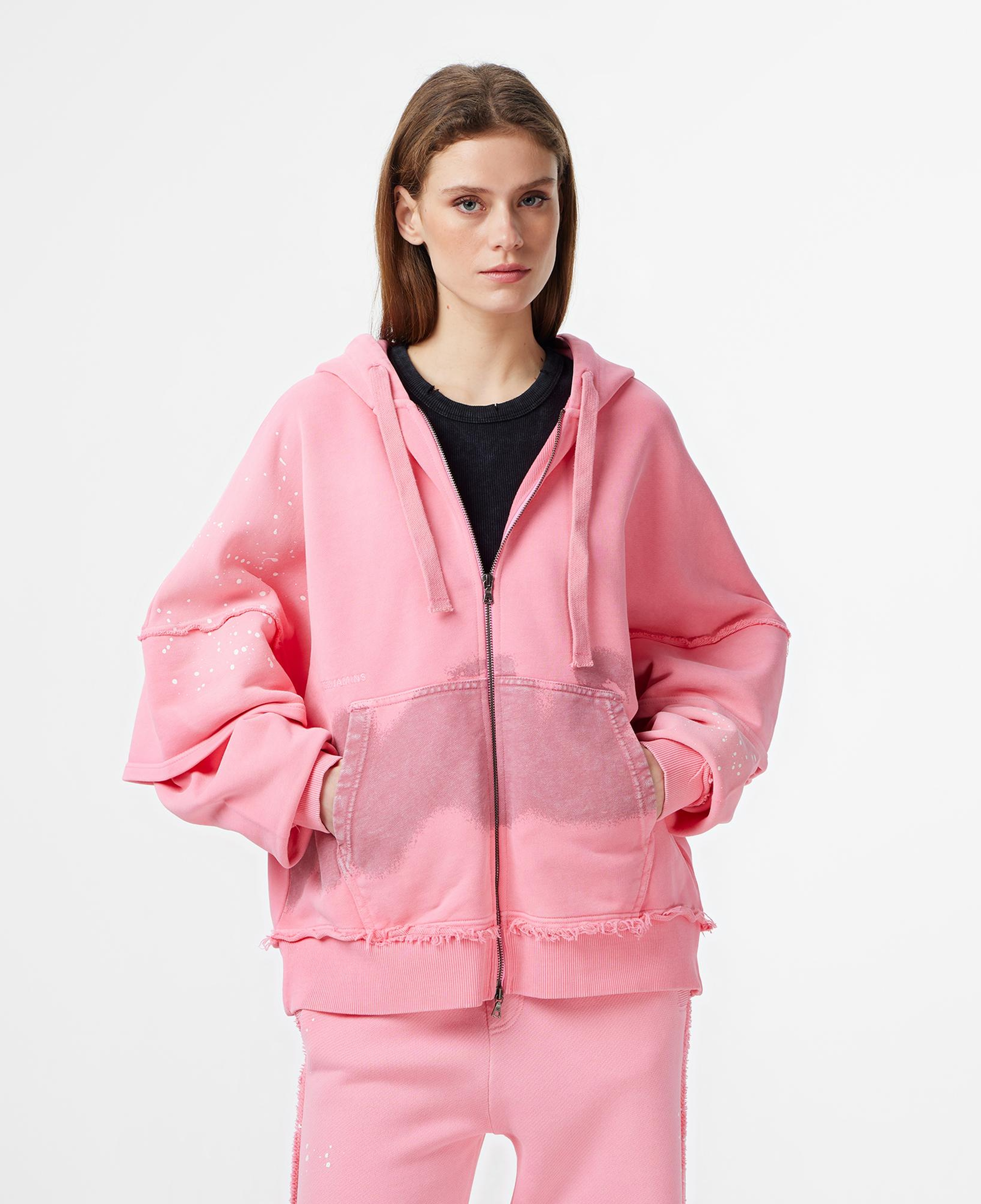 Les Benjamins Regular Fit Kadın Pembe Sweatshirt