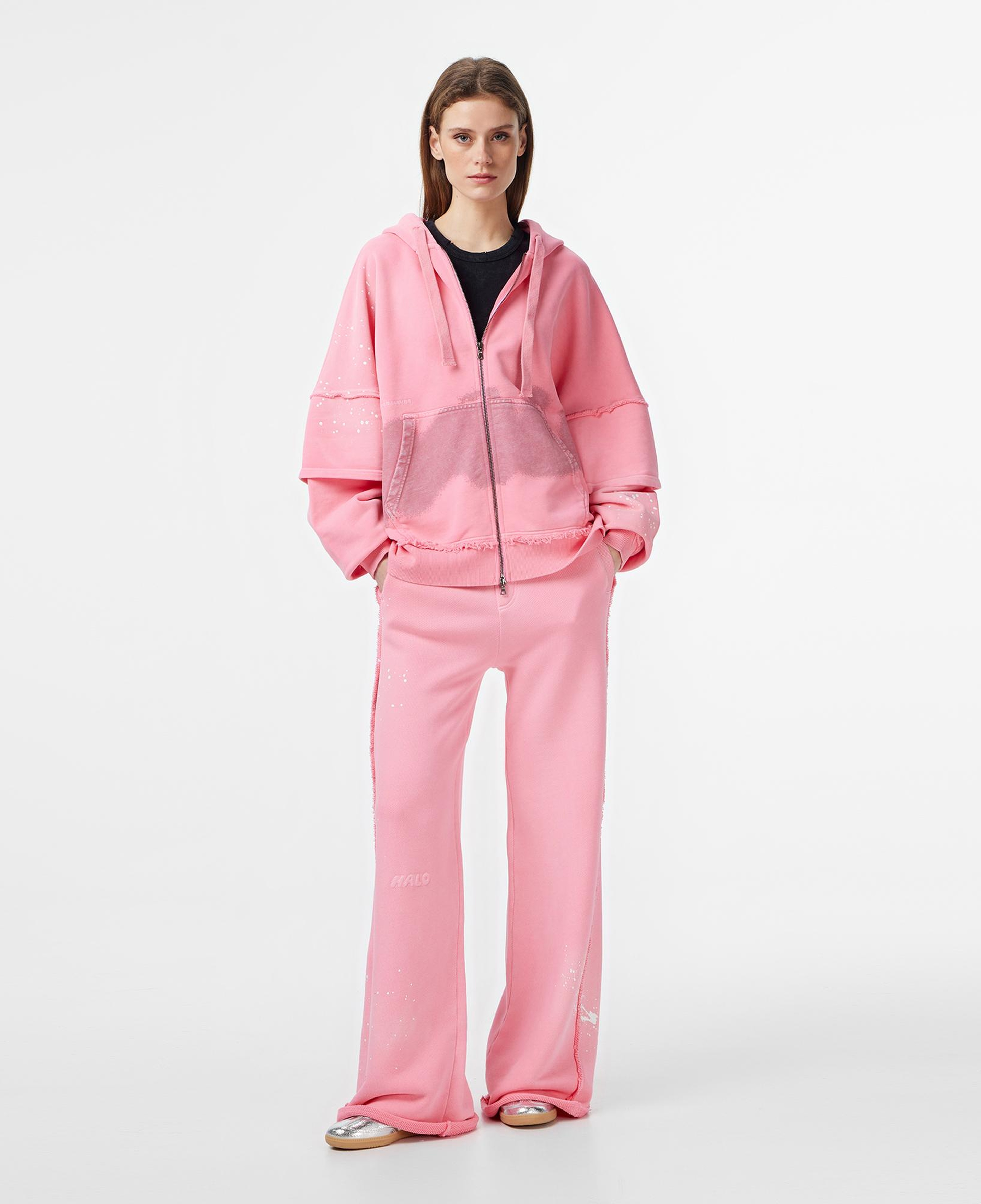 Les Benjamins Regular Fit Kadın Pembe Sweatshirt