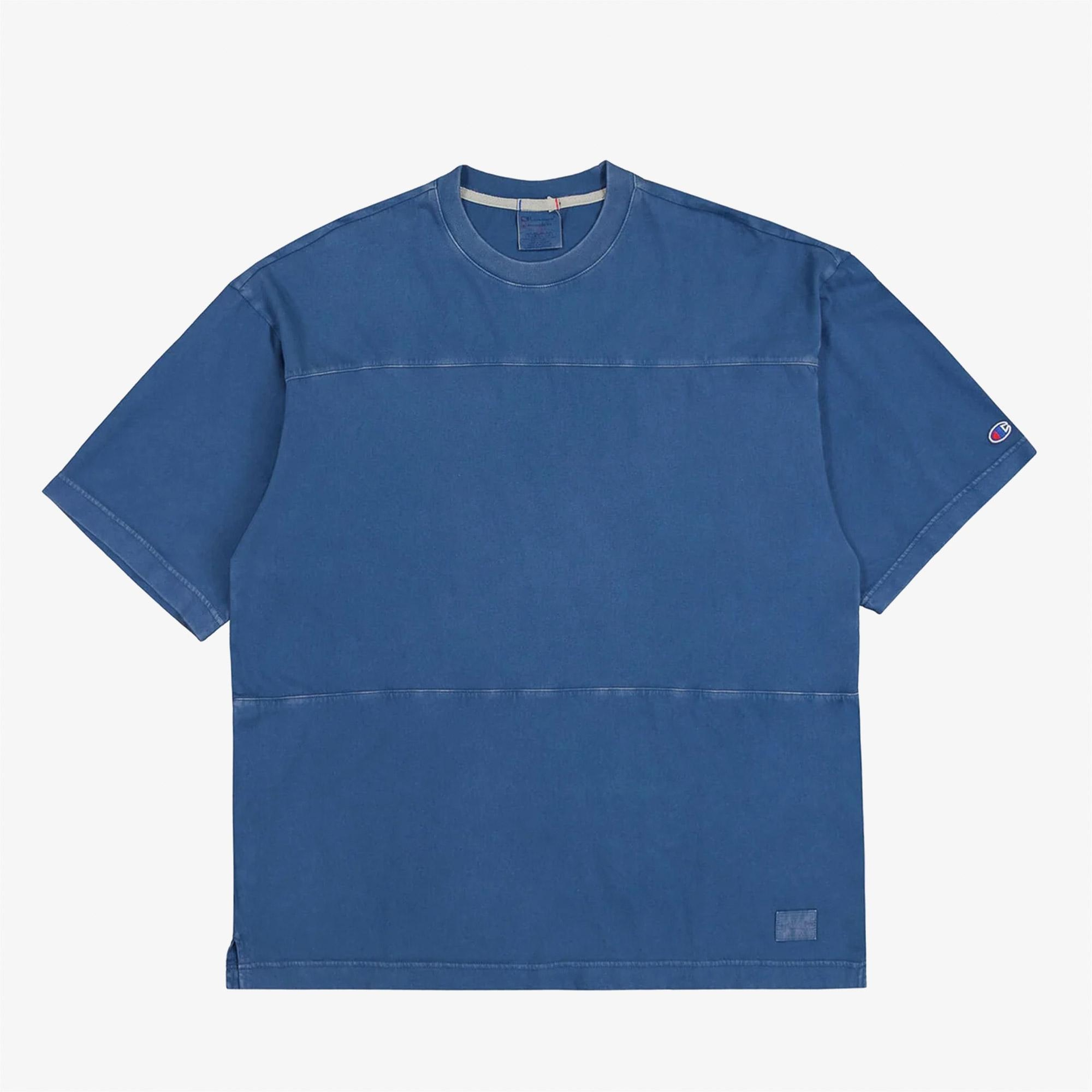 Champion Oversized Erkek Mavi T-Shirt